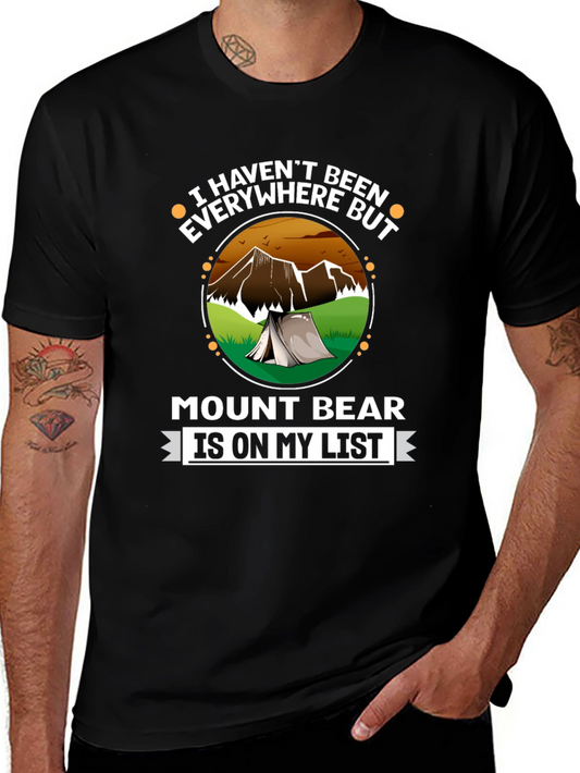 Mount Bear List T-Shirt - Adventure Awaits