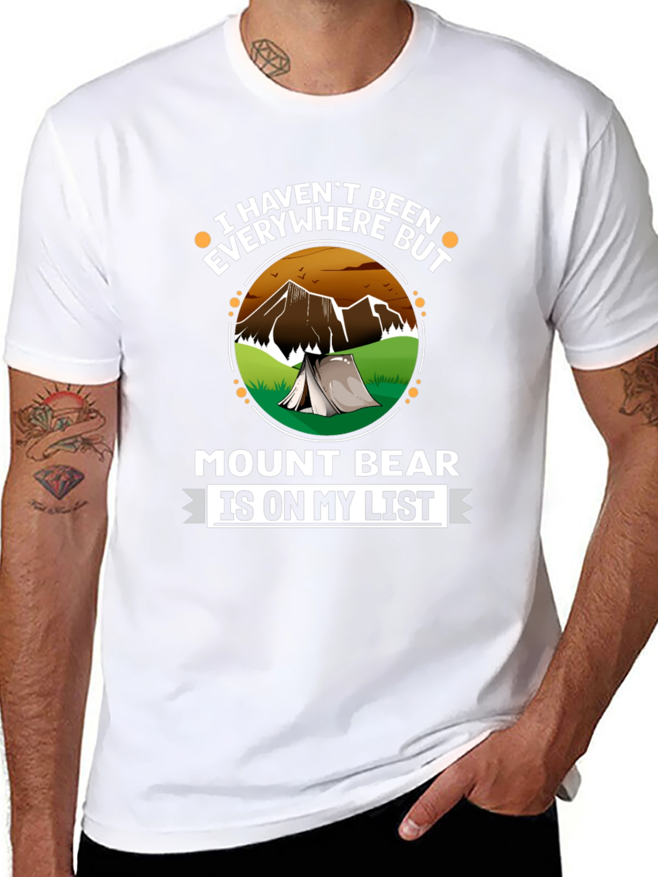 Mount Bear List T-Shirt - Adventure Awaits