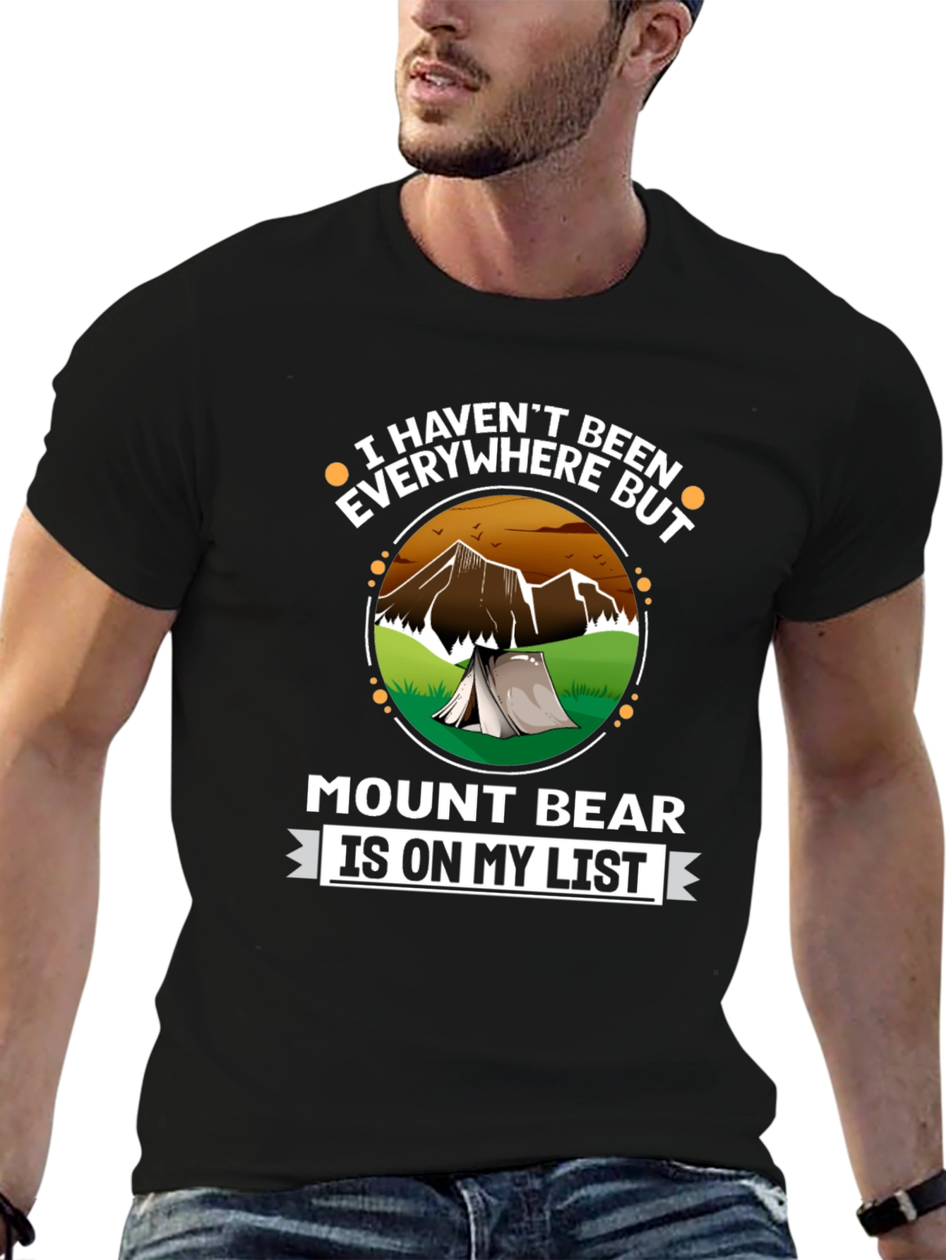 Mount Bear List T-Shirt - Adventure Awaits