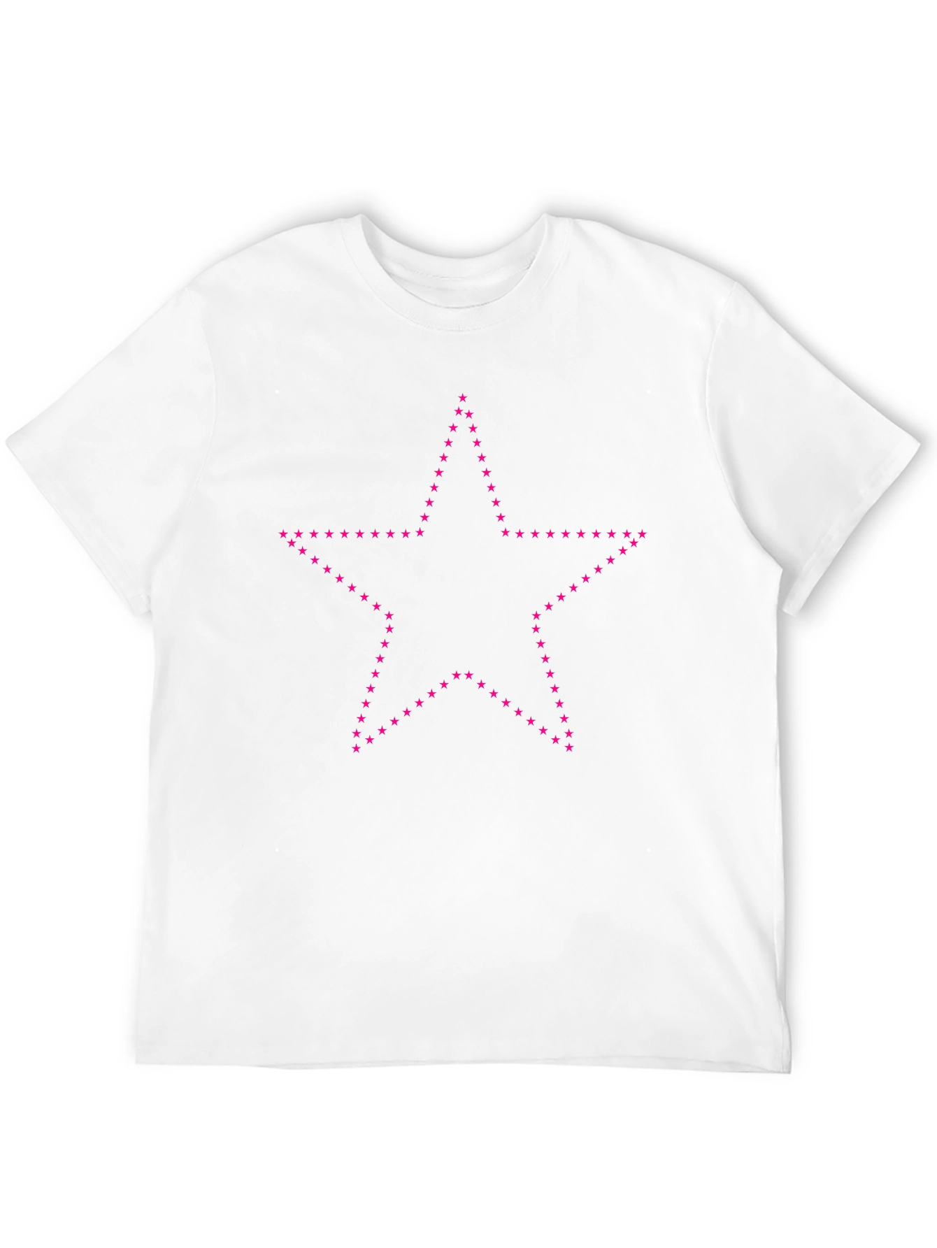 Starry Night Tee - Black Cotton Crew Neck T-Shirt