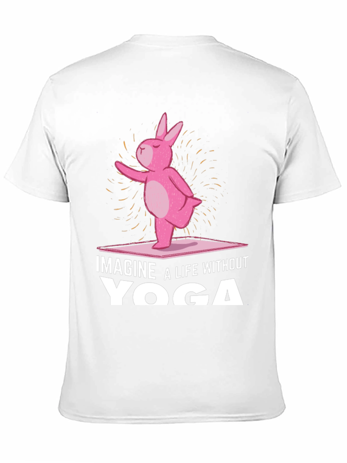Imagine Yoga Funny Bunny T-Shirt