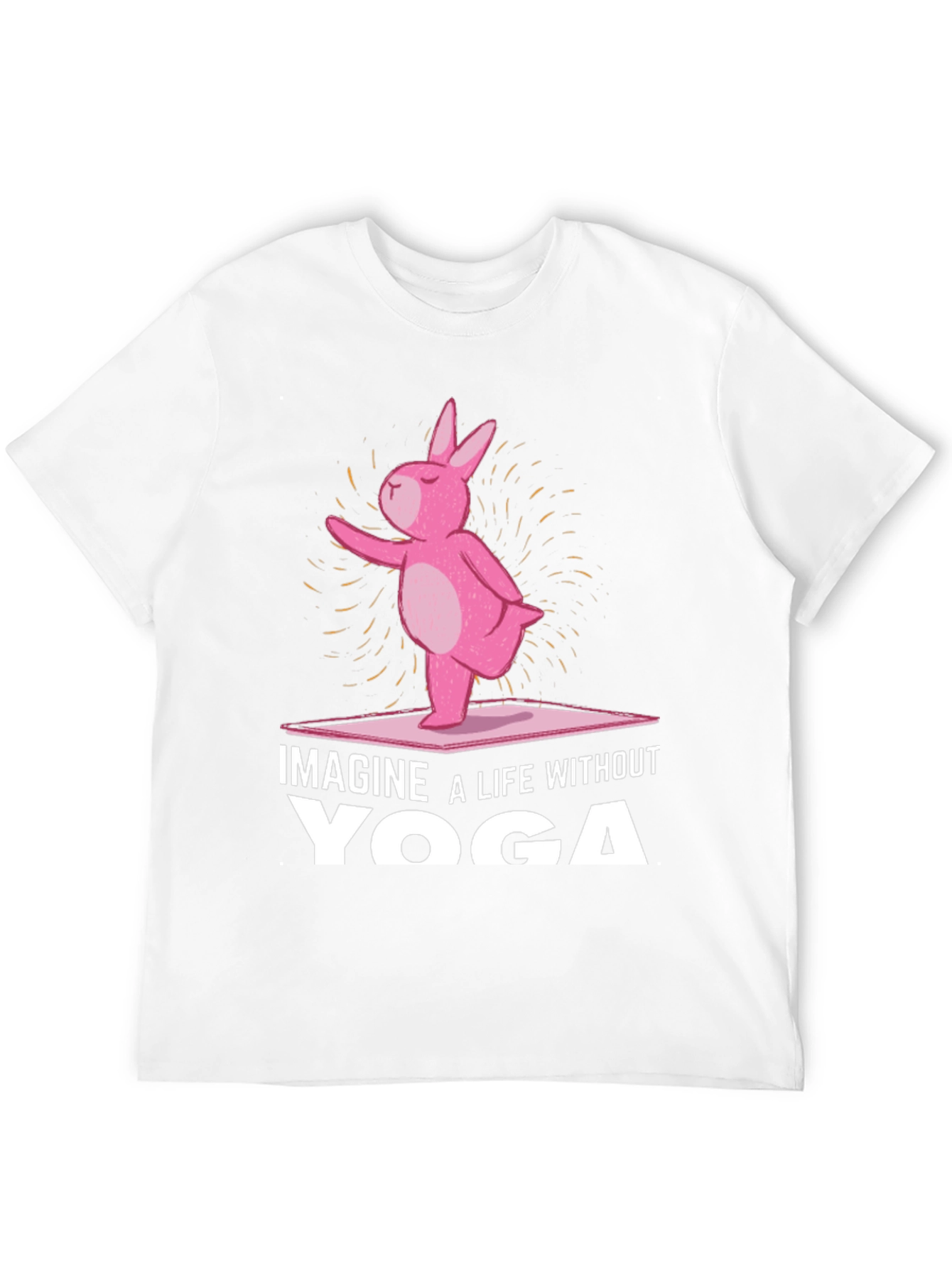 Imagine Yoga Funny Bunny T-Shirt