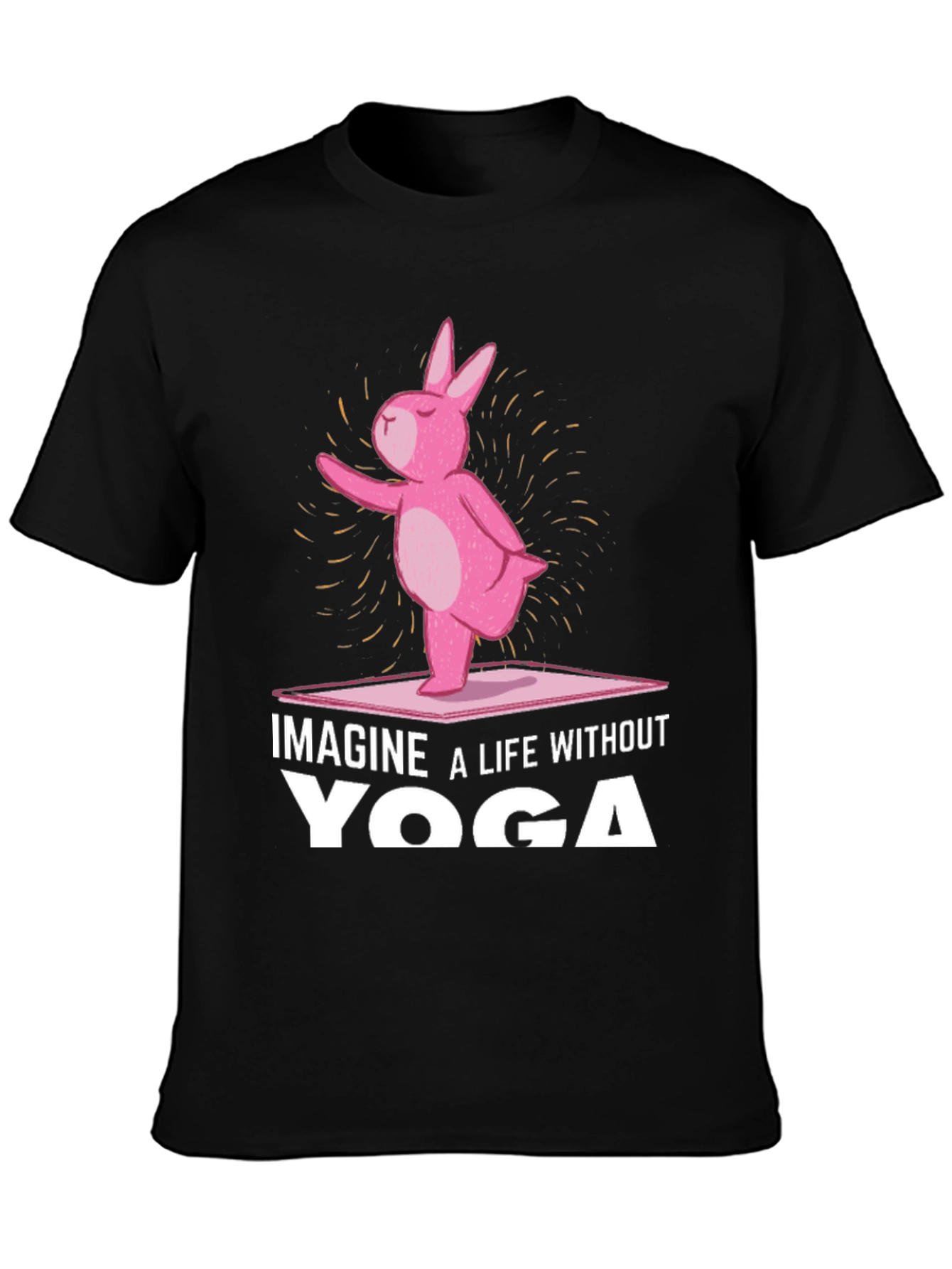 Imagine Yoga Funny Bunny T-Shirt