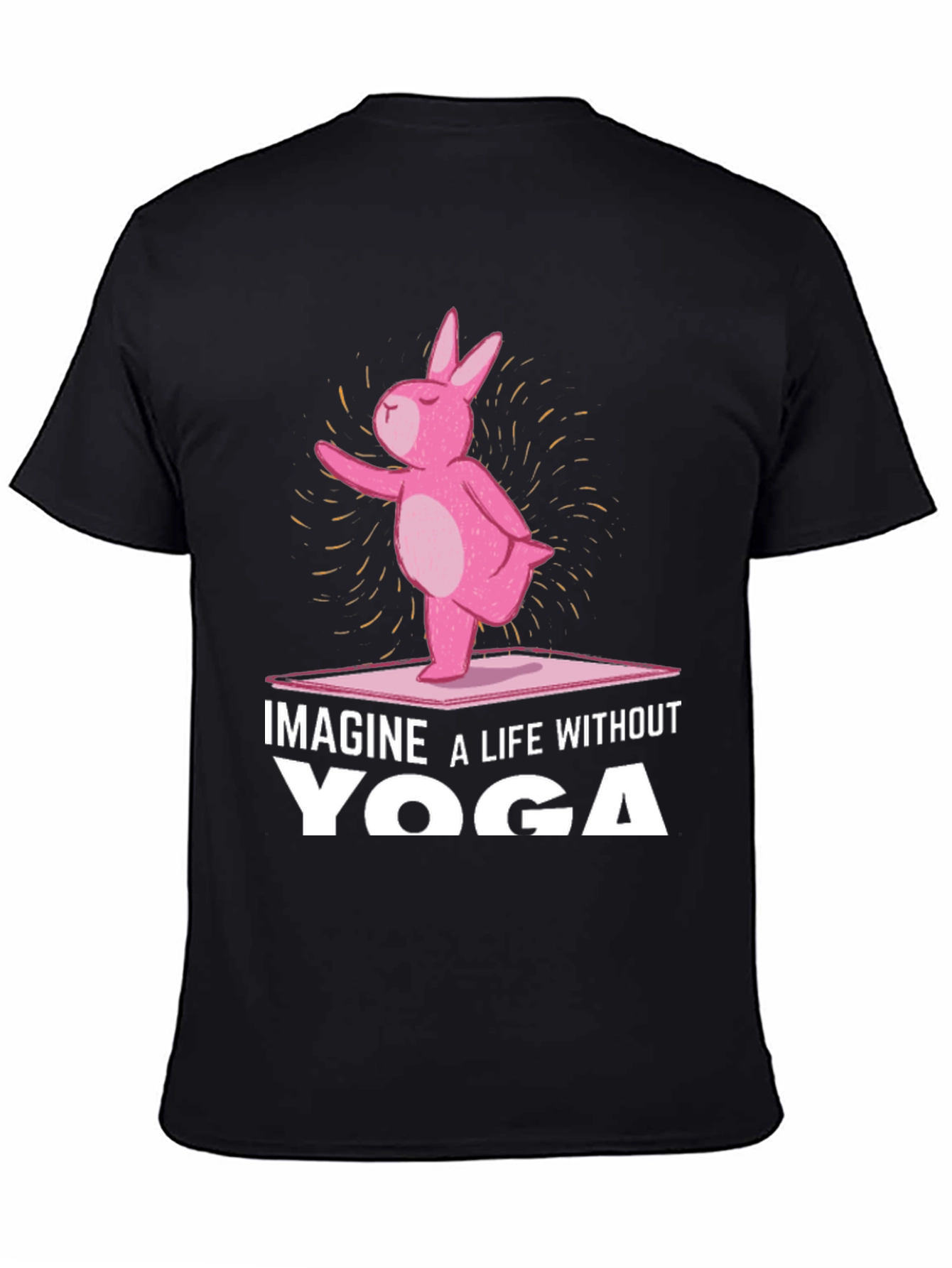 Imagine Yoga Funny Bunny T-Shirt