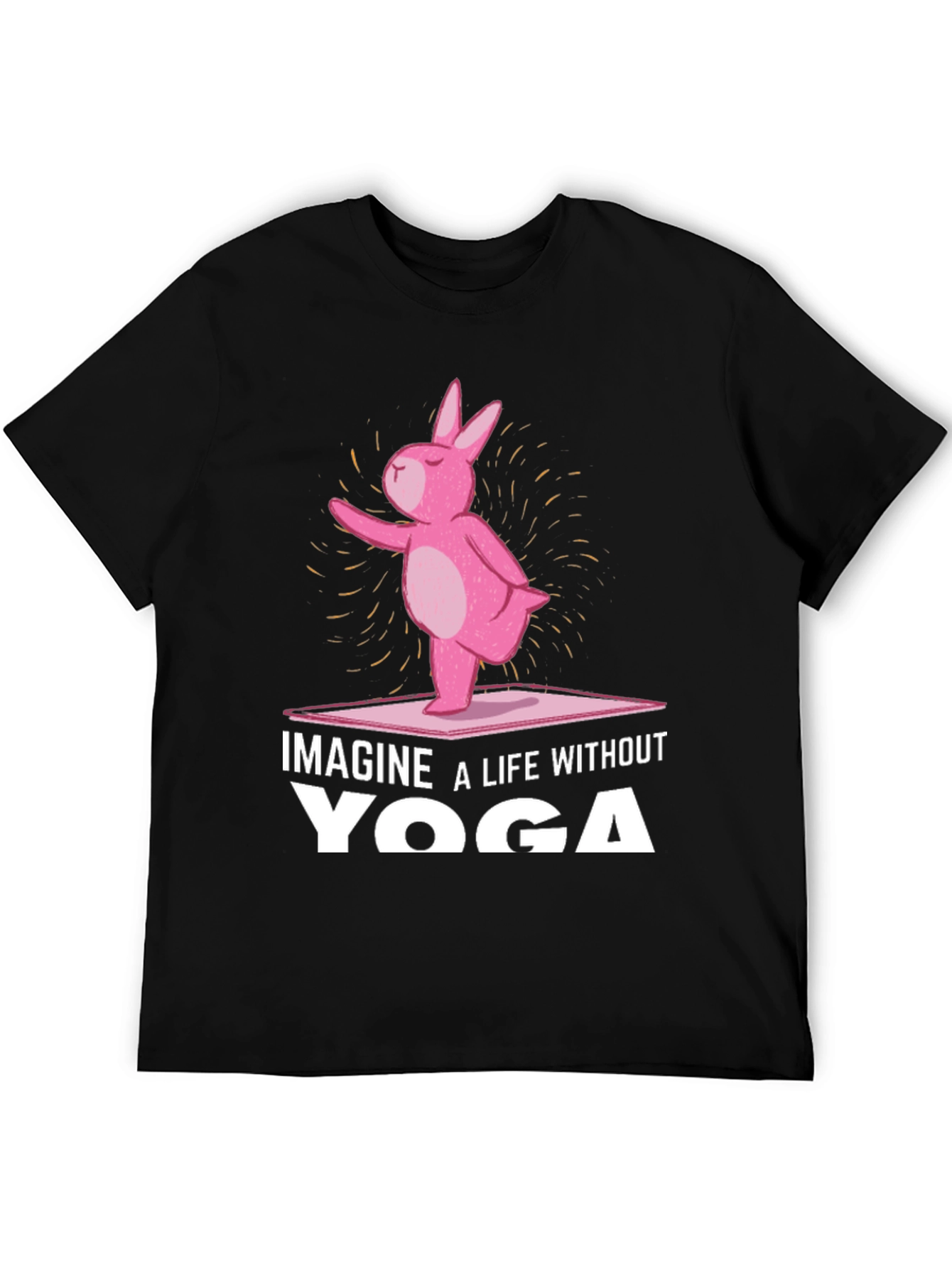 Imagine Yoga Funny Bunny T-Shirt