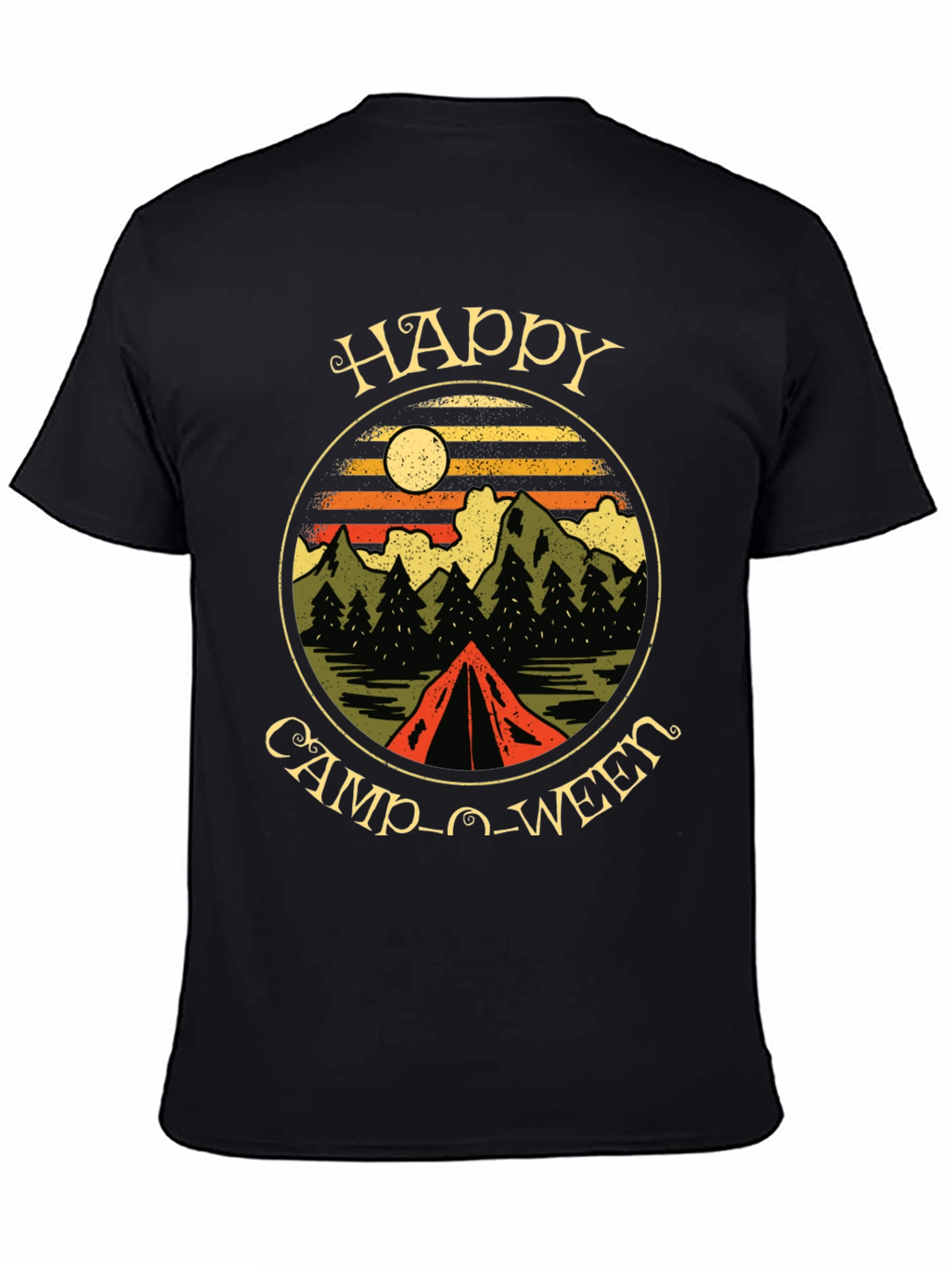 Happy Camp-O-Ween Camping T-Shirt