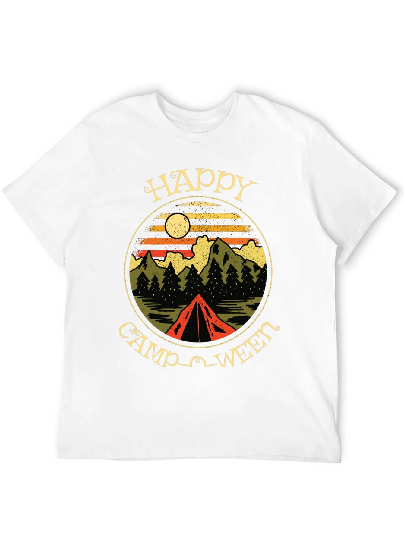 Happy Camp-O-Ween Camping T-Shirt