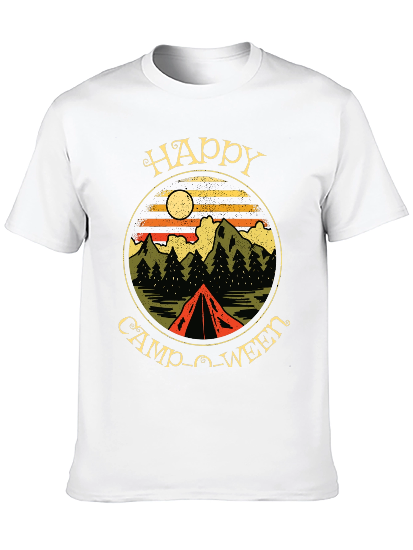 Happy Camp-O-Ween Camping T-Shirt