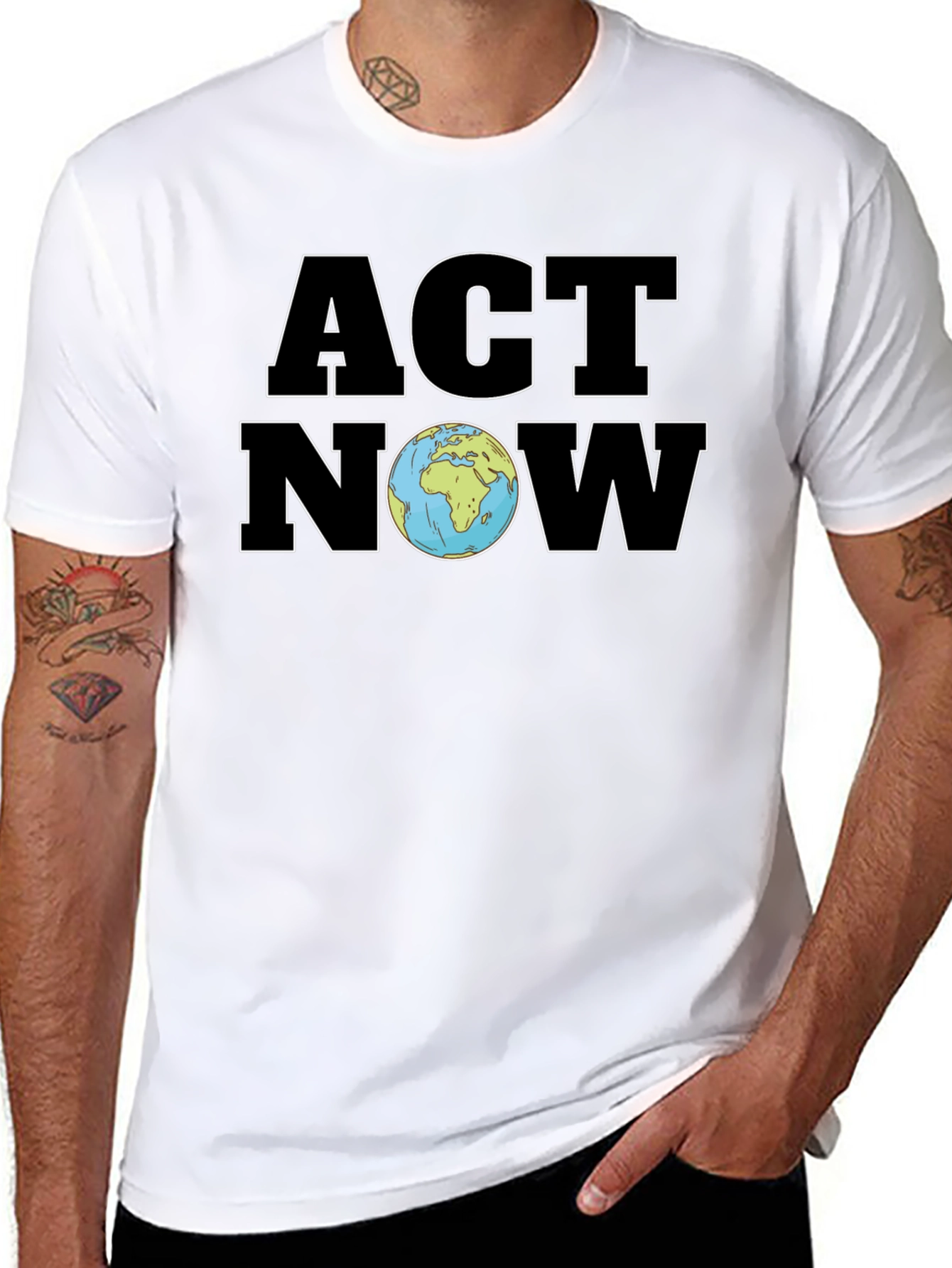 Act Now Graphic Tee - Save The Planet