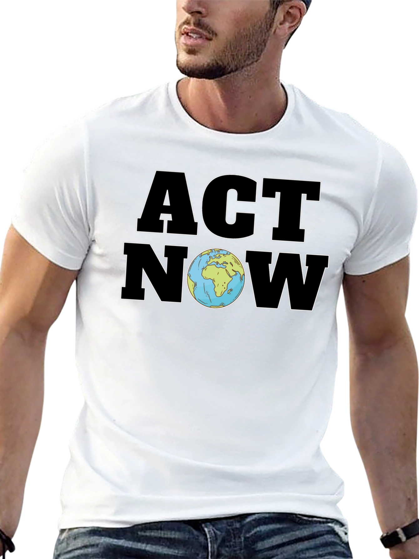 Act Now Graphic Tee - Save The Planet