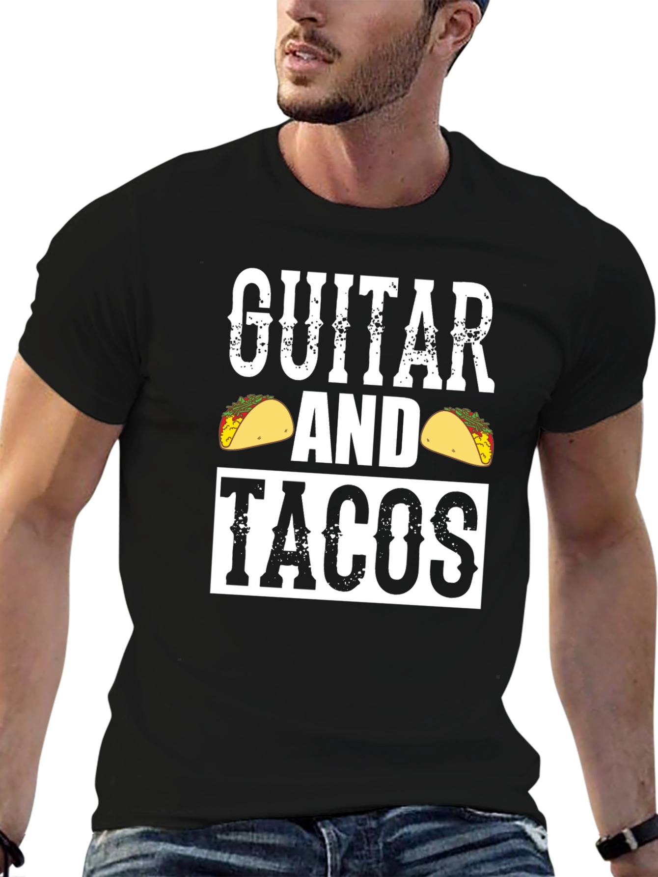 Guitar and Tacos Graphic Tee