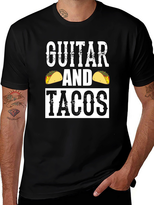 Guitar and Tacos Graphic Tee