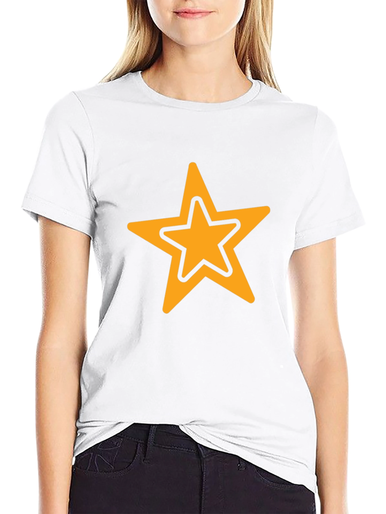 Star Graphic Black T-Shirt - Casual Style