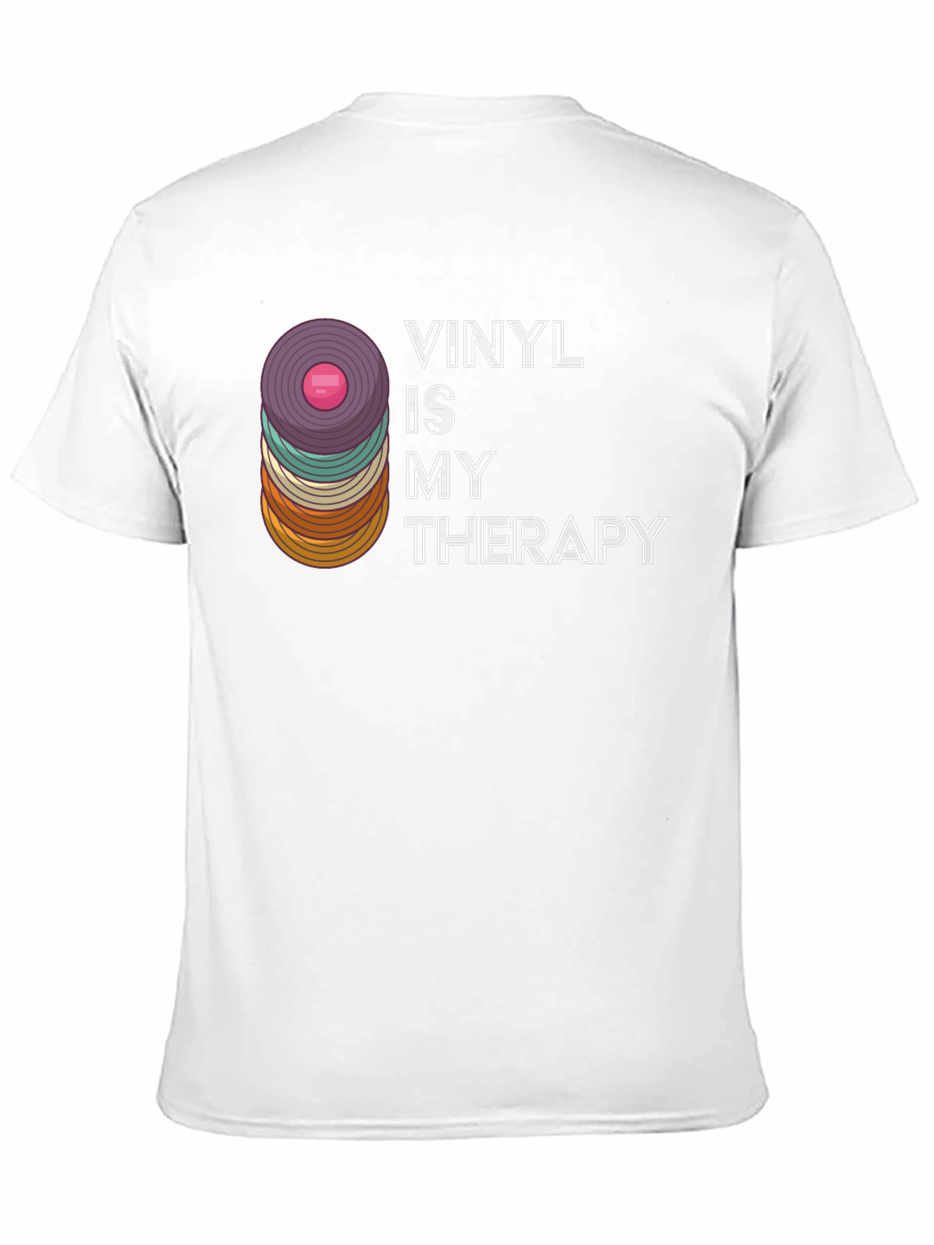 Vinyl Is My Therapy Graphic T-Shirt