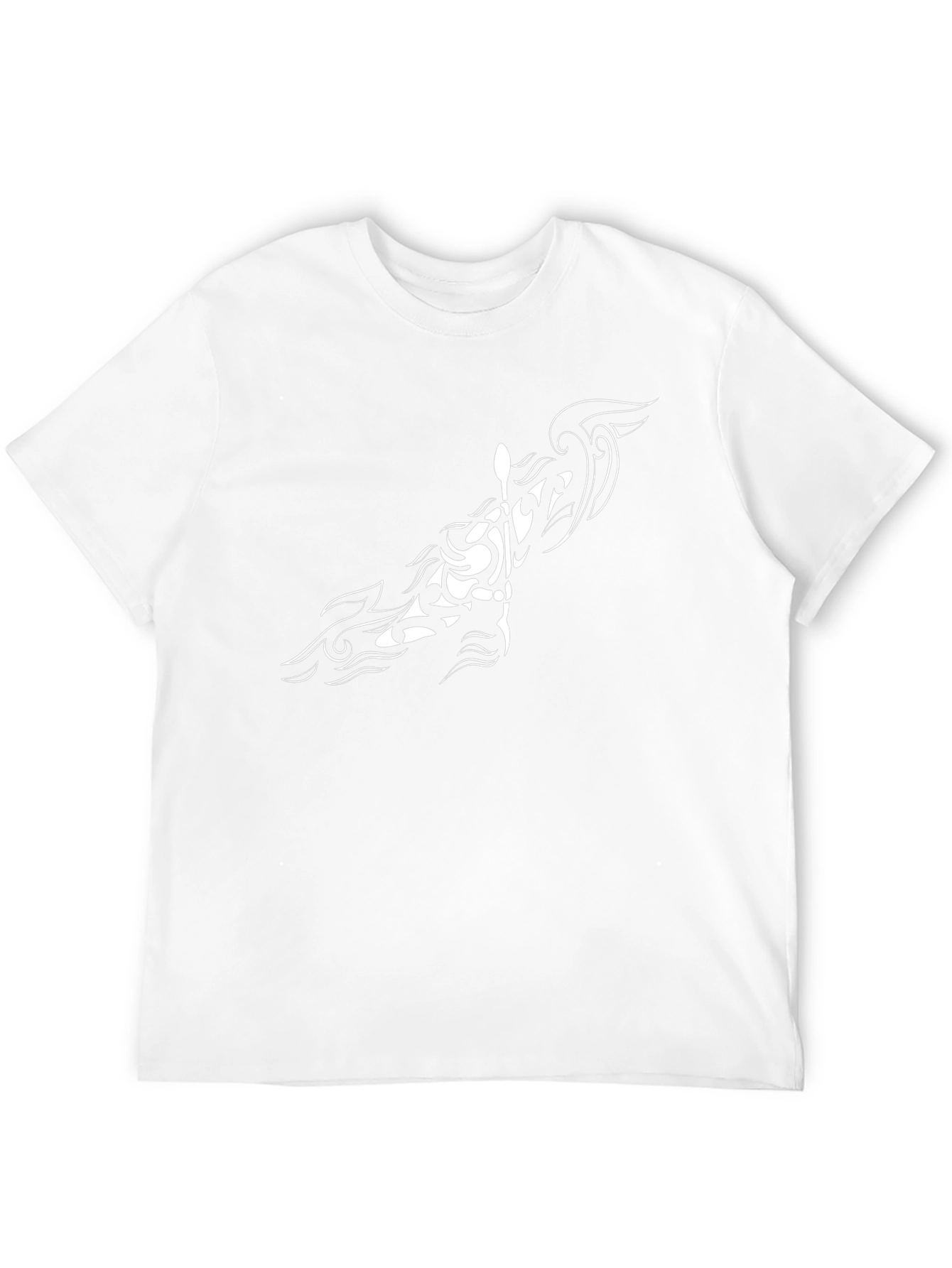 Tribal Tattoo Graphic Black T-Shirt