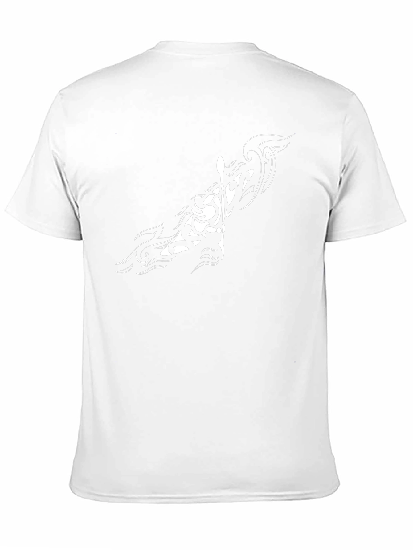 Tribal Tattoo Graphic Black T-Shirt