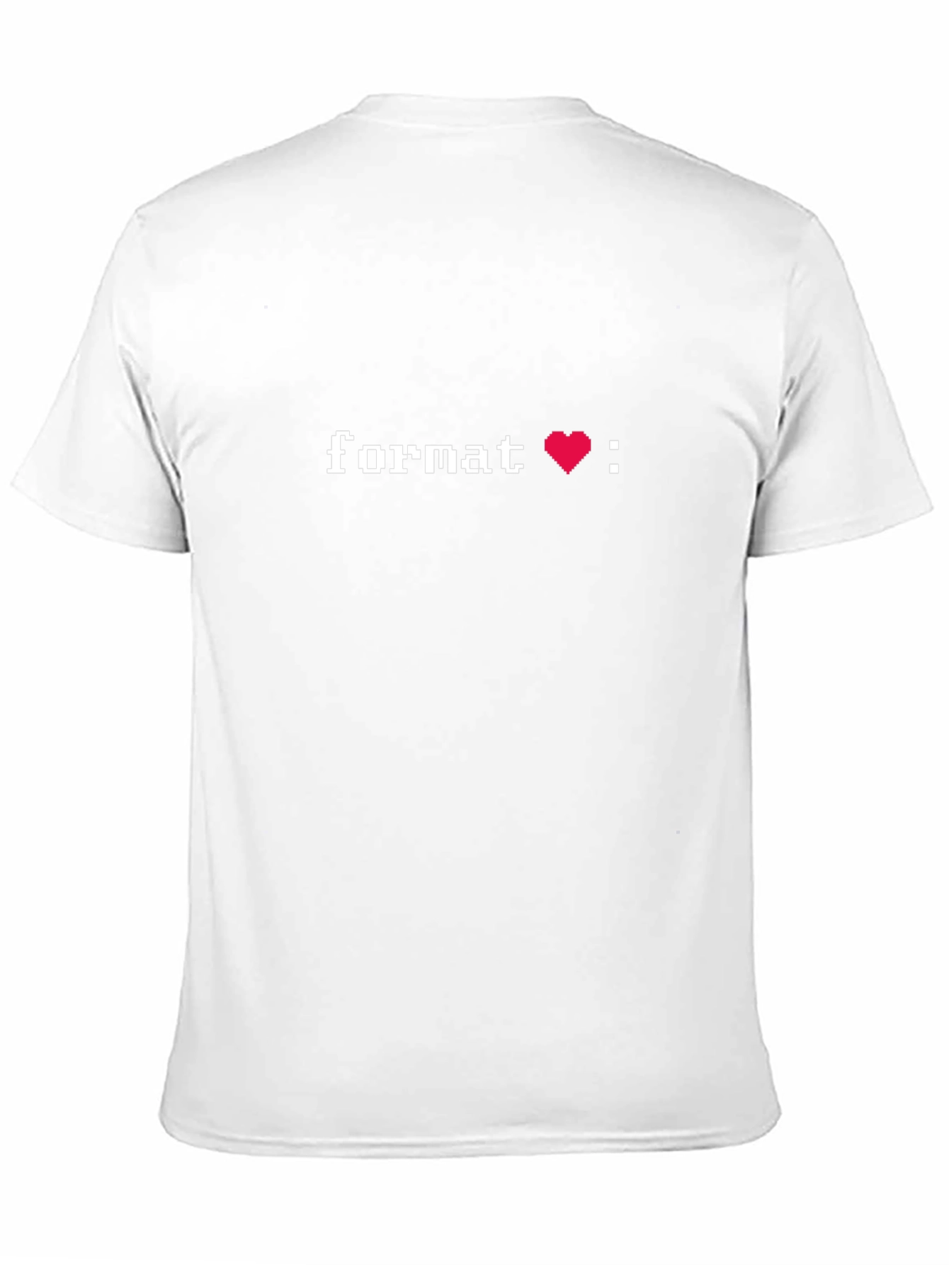 Format Love Pixel Graphic T-Shirt