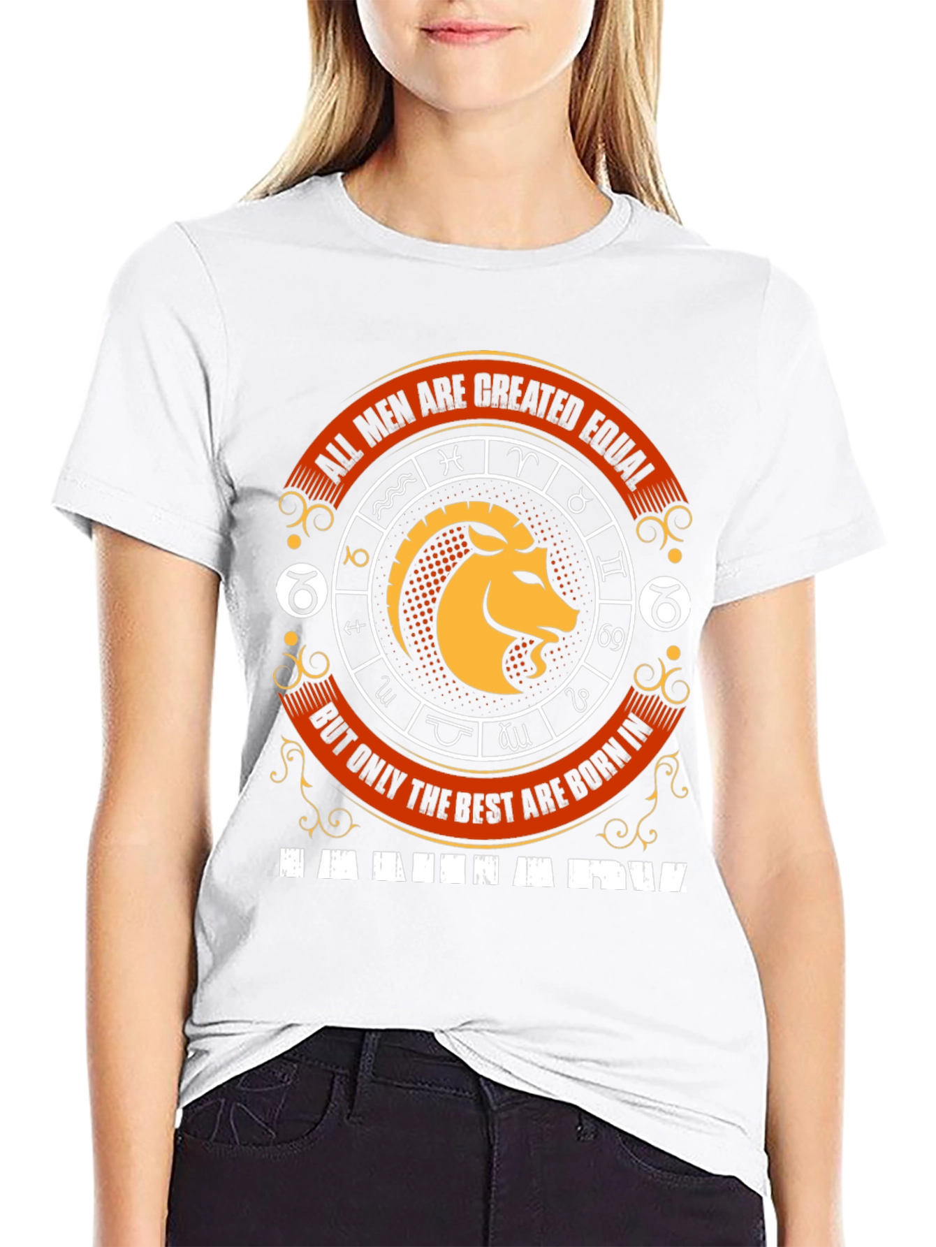 Capricorn Zodiac Sign Mens Graphic T-Shirt