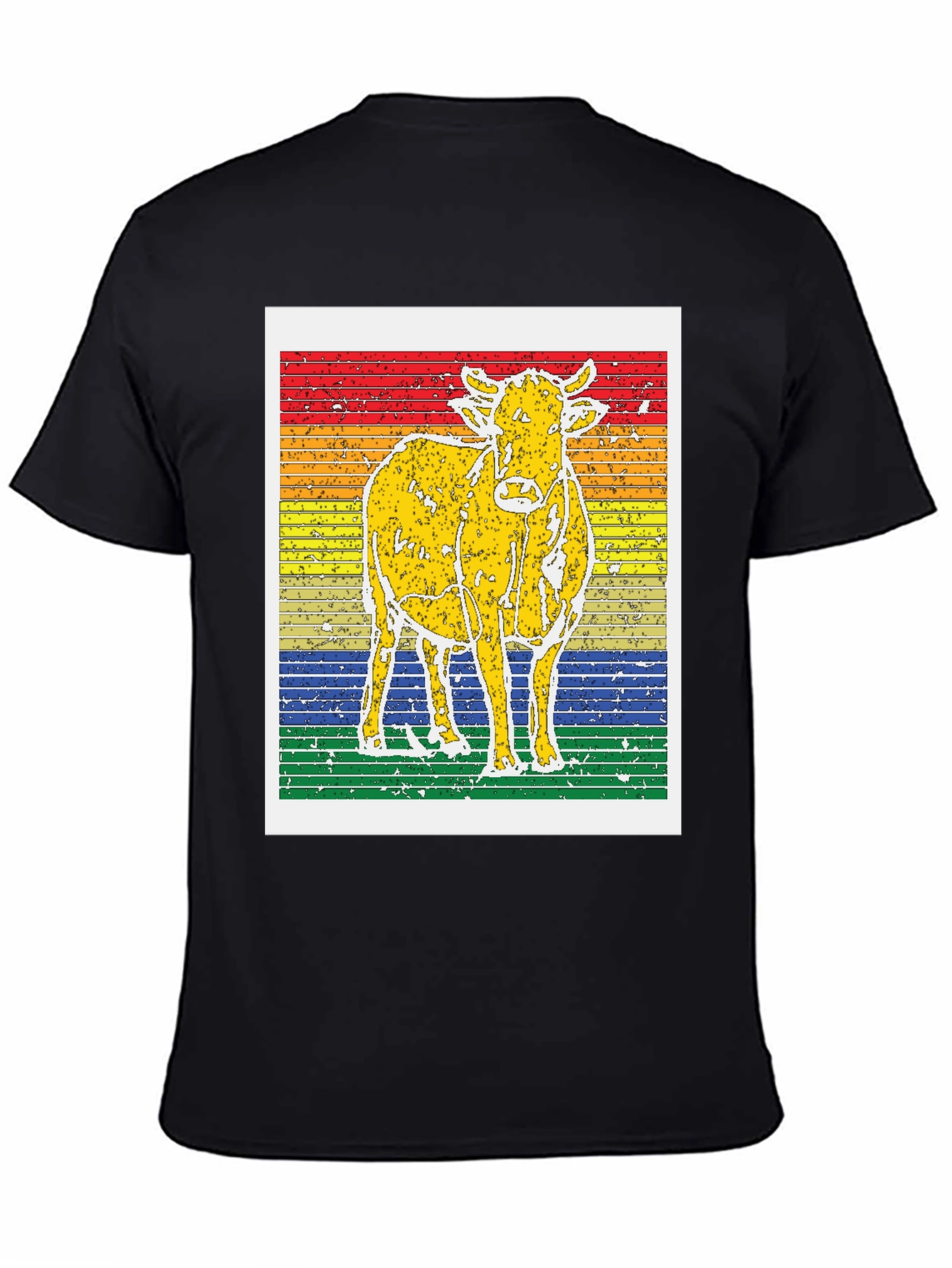 Retro Cow Graphic Tee