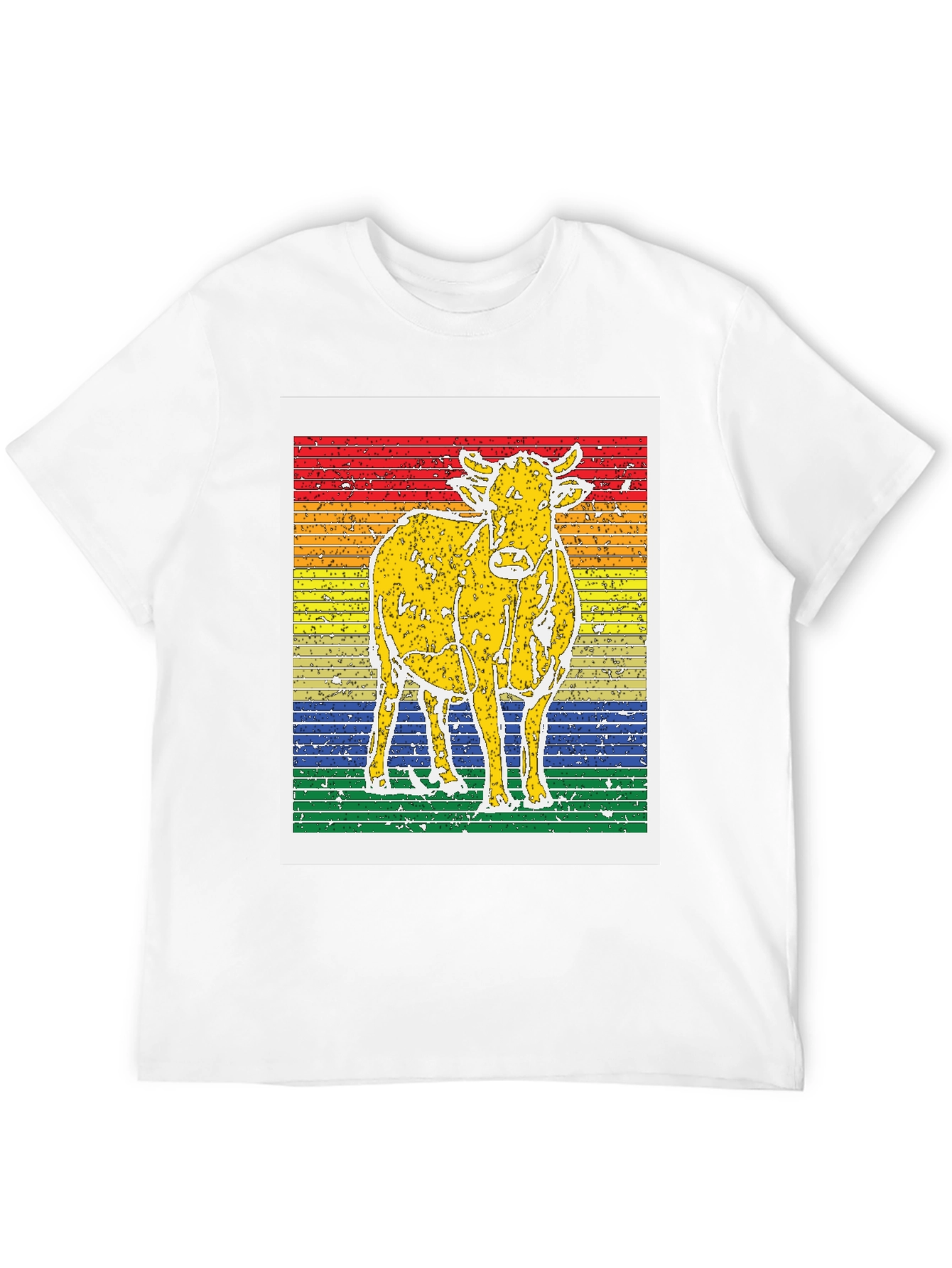 Retro Cow Graphic Tee