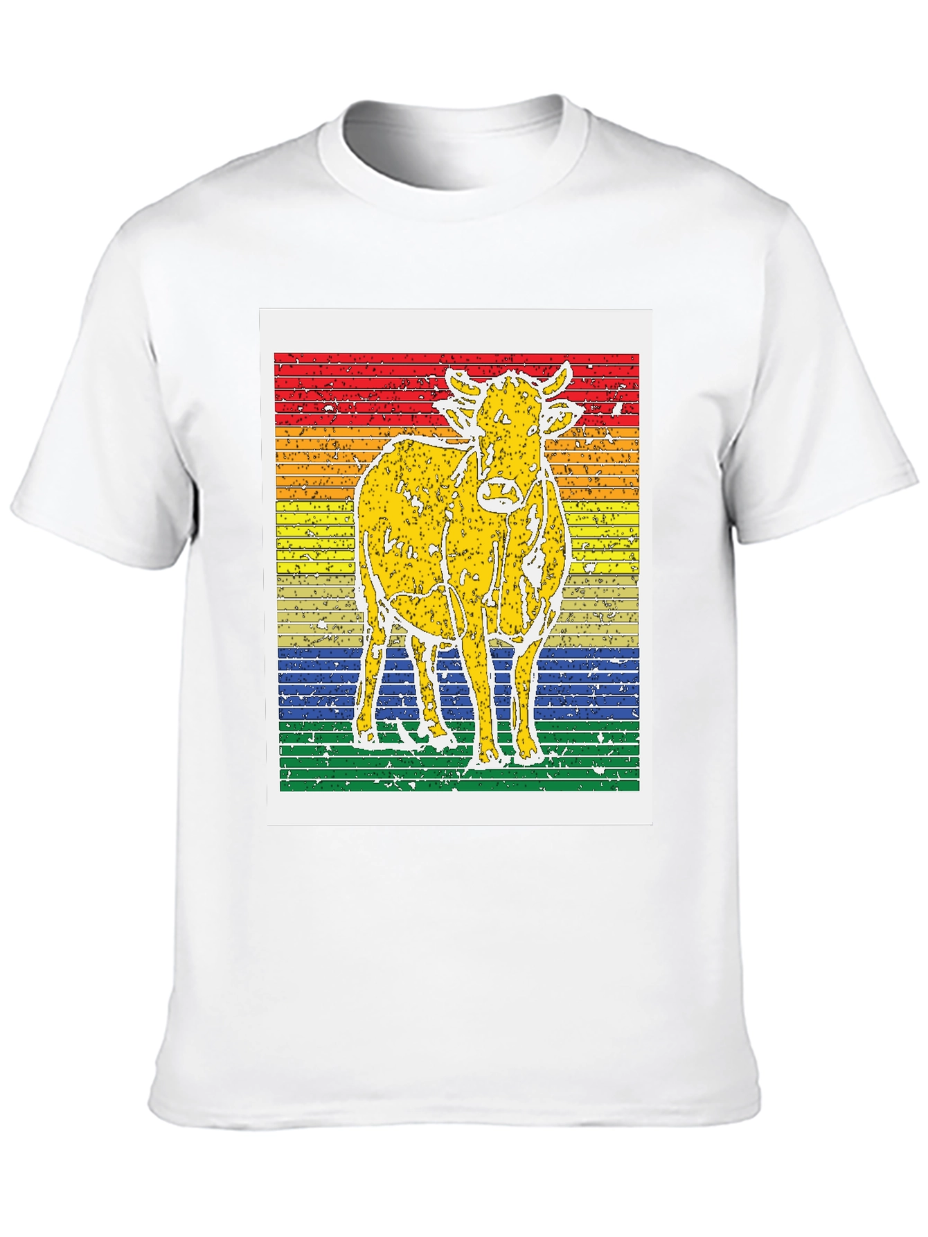Retro Cow Graphic Tee