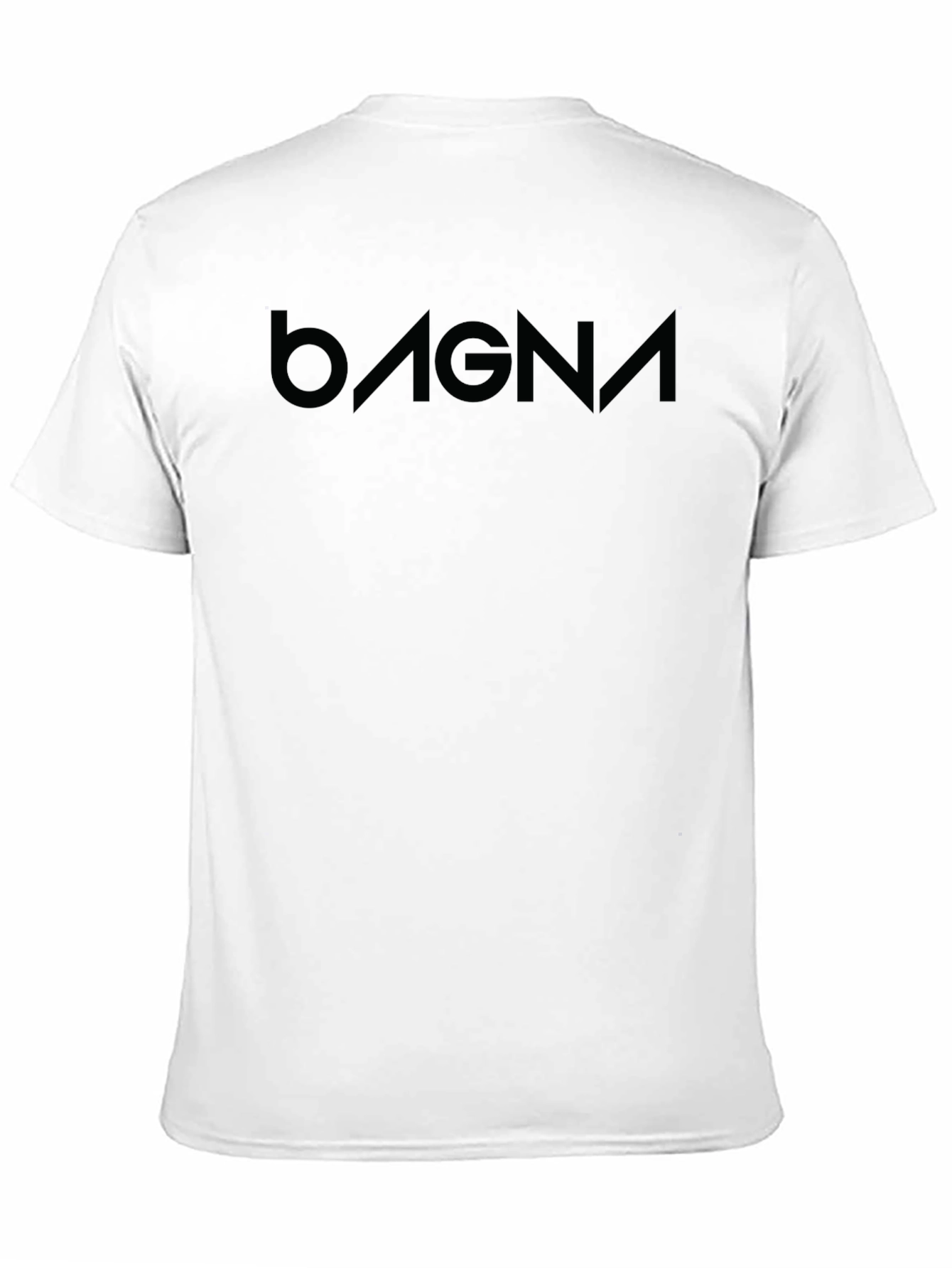 Bagna Black T-Shirt - Modern Minimalist Design