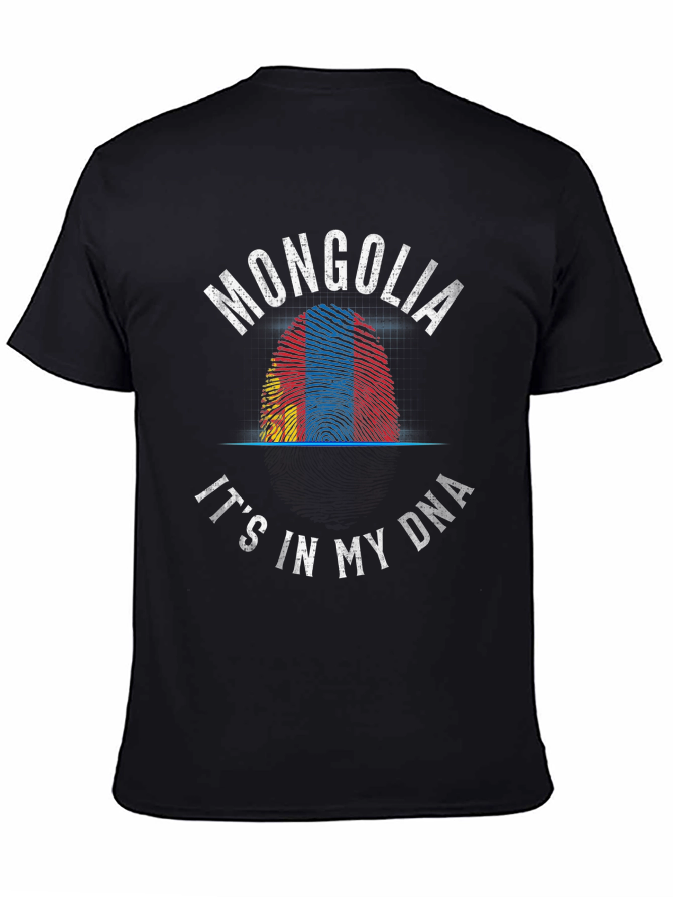 Mongolia DNA Fingerprint T-Shirt