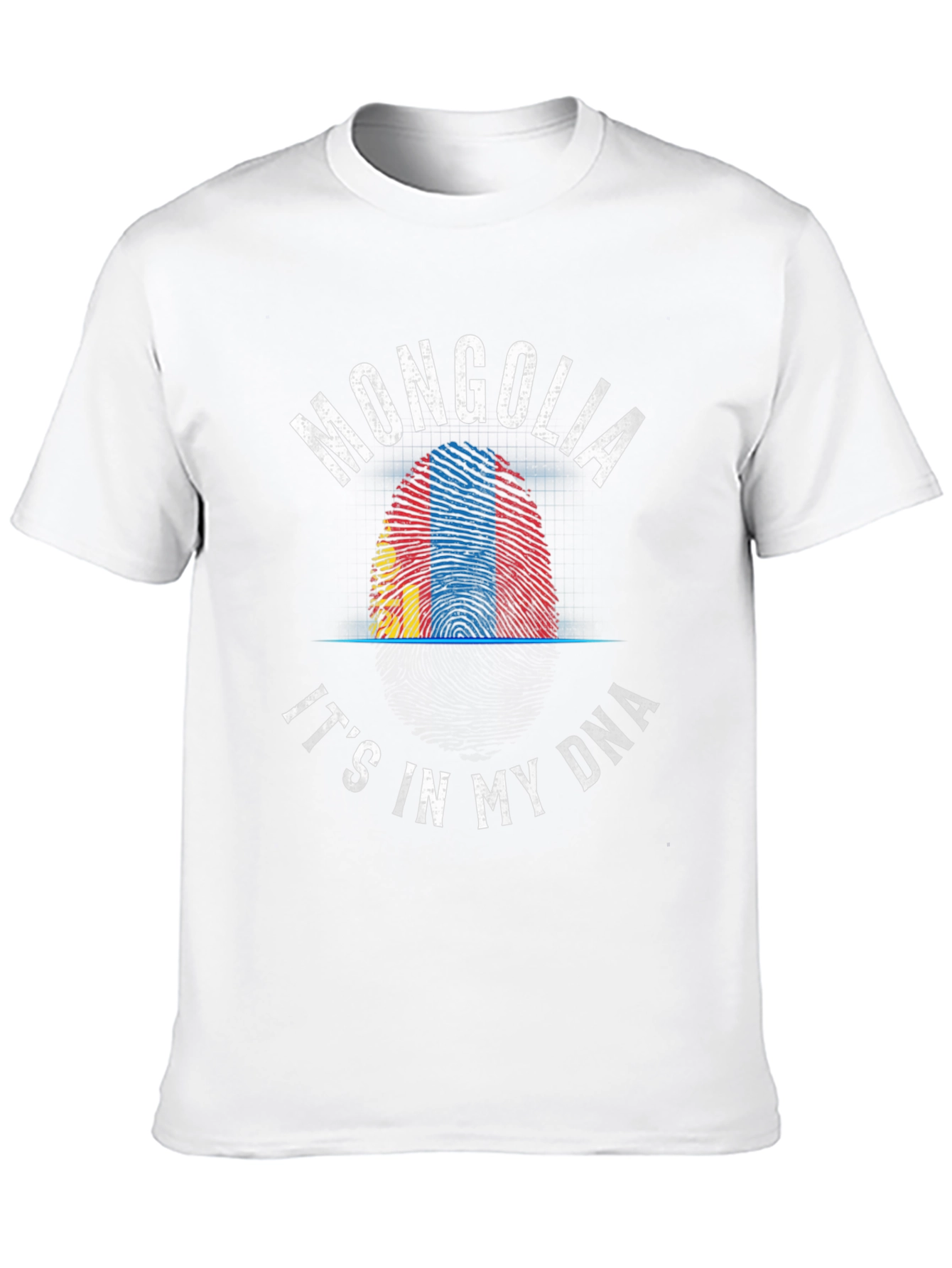 Mongolia DNA Fingerprint T-Shirt