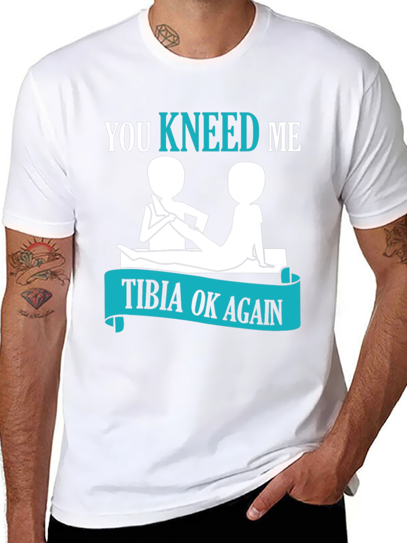 You Kneed Me? T-Shirt - Physical Therapy Funny Tee