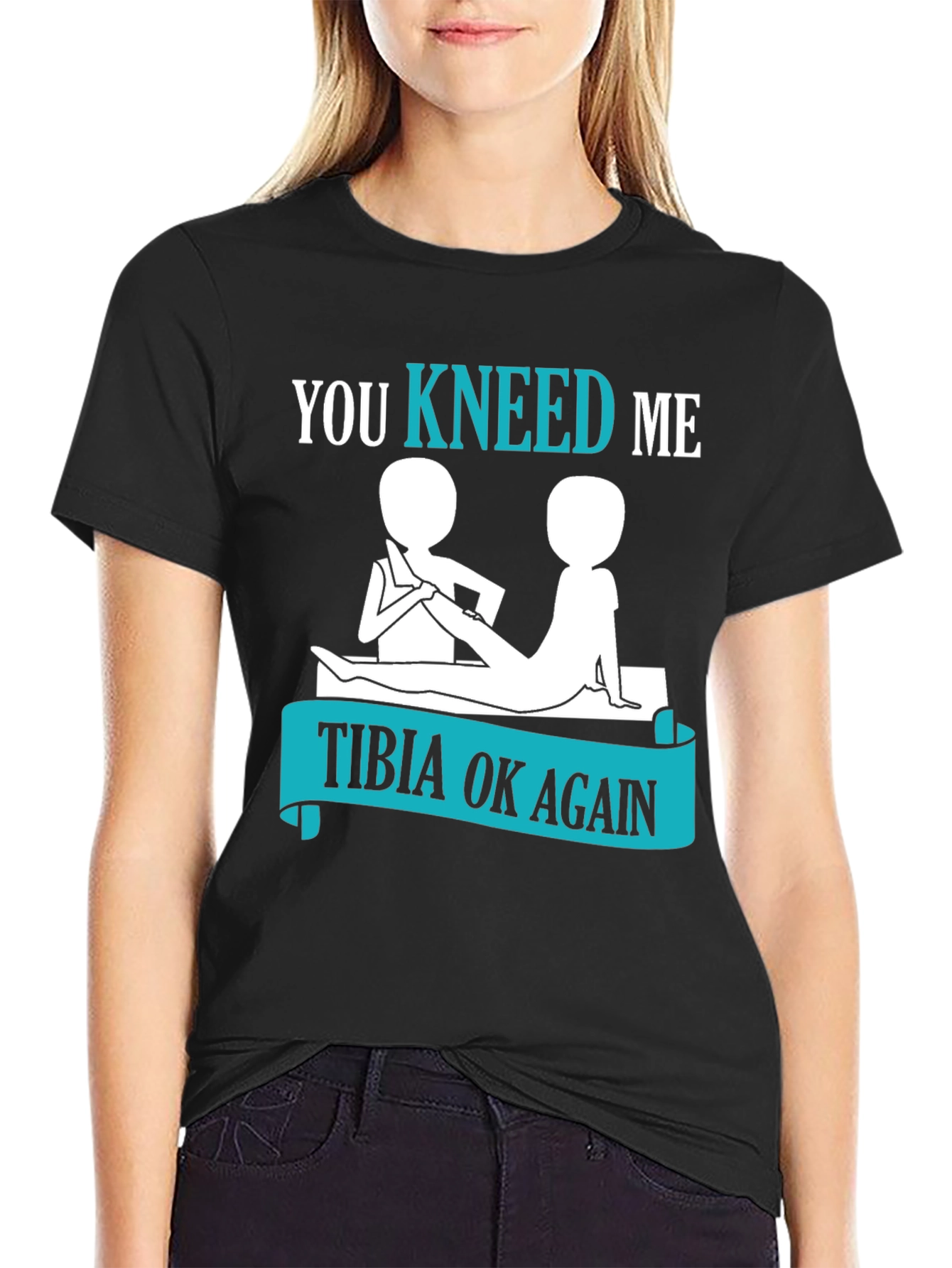 You Kneed Me? T-Shirt - Physical Therapy Funny Tee