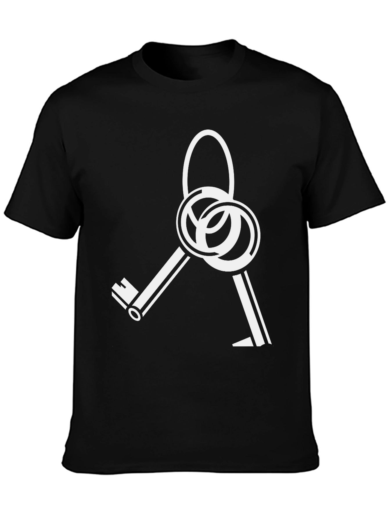 Key Design Black Tee