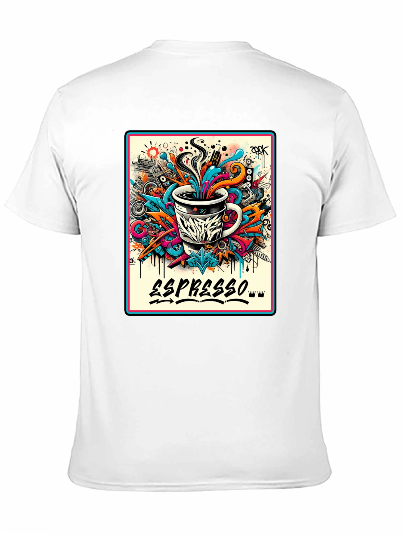 Espresso Art Graphic T-Shirt - Cool Design