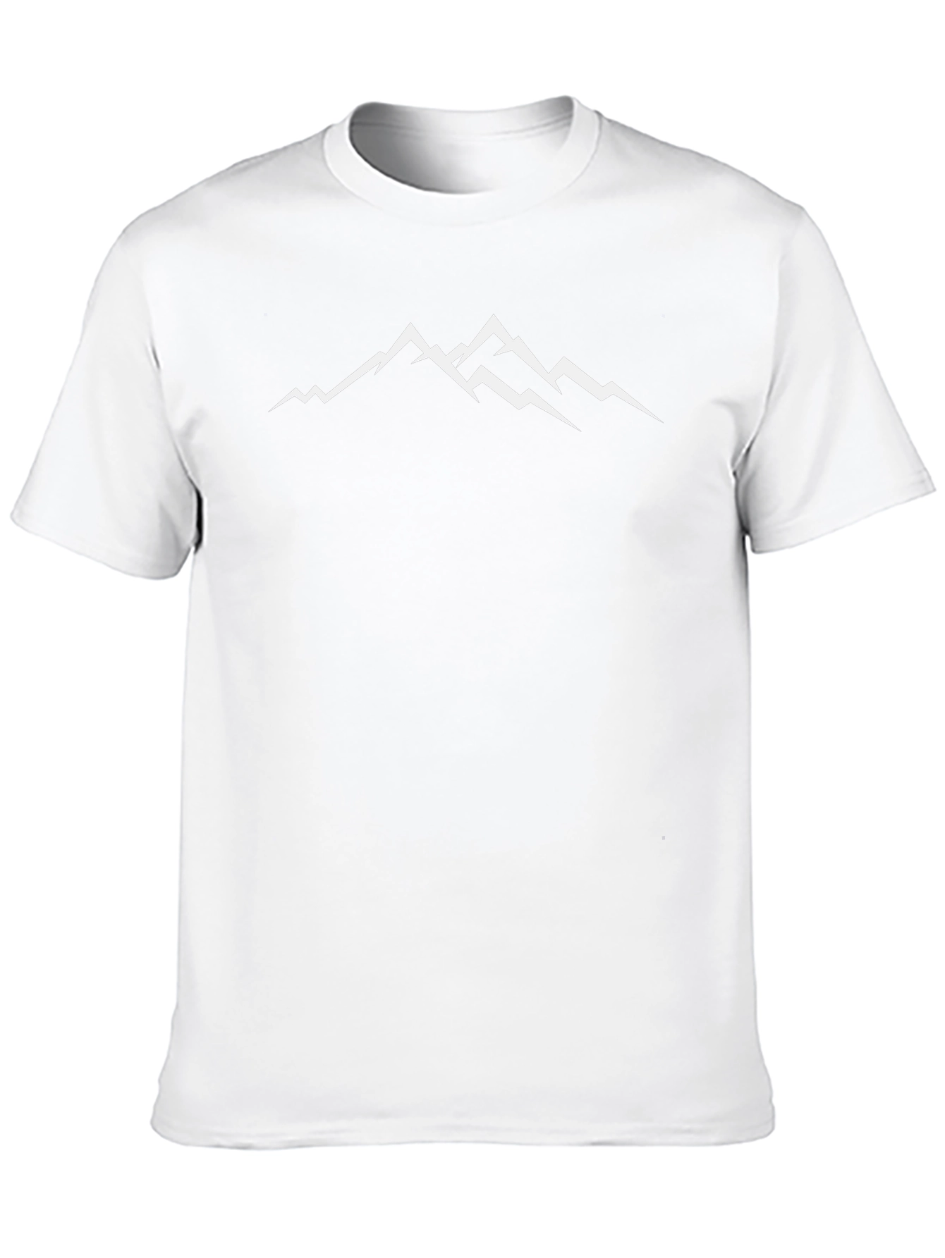 Mountain Peak Graphic Tee - Black Casual Shirt