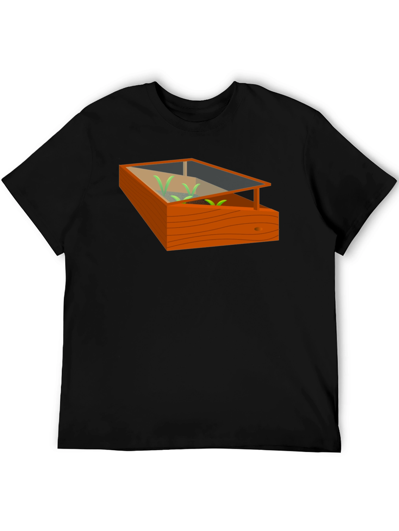 Gardening Theme T-Shirt - Cold Frame Design
