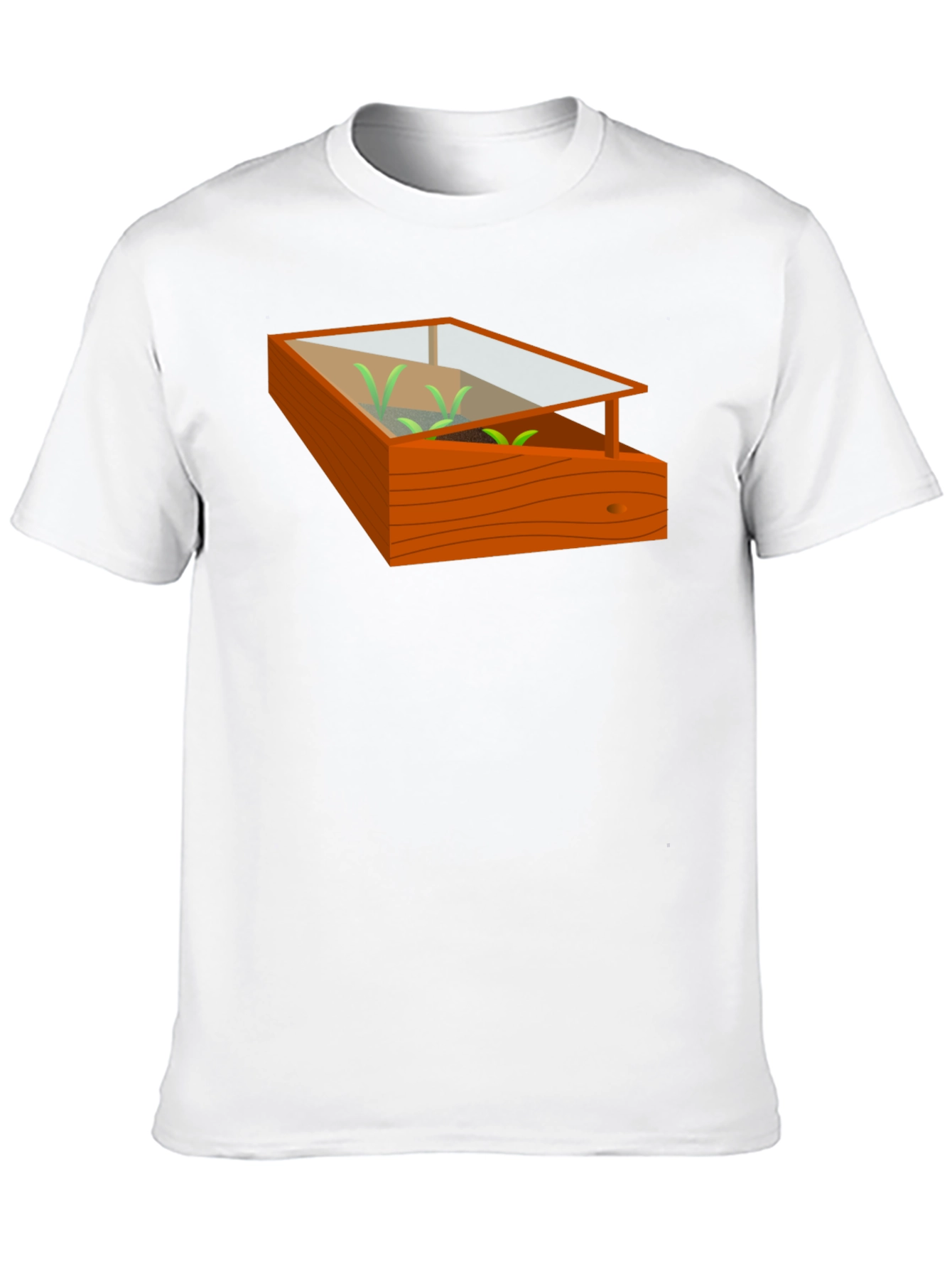 Gardening Theme T-Shirt - Cold Frame Design