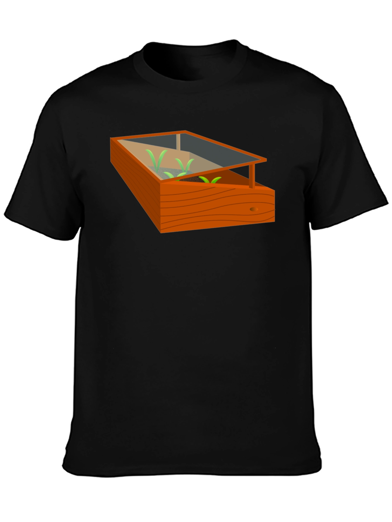 Gardening Theme T-Shirt - Cold Frame Design