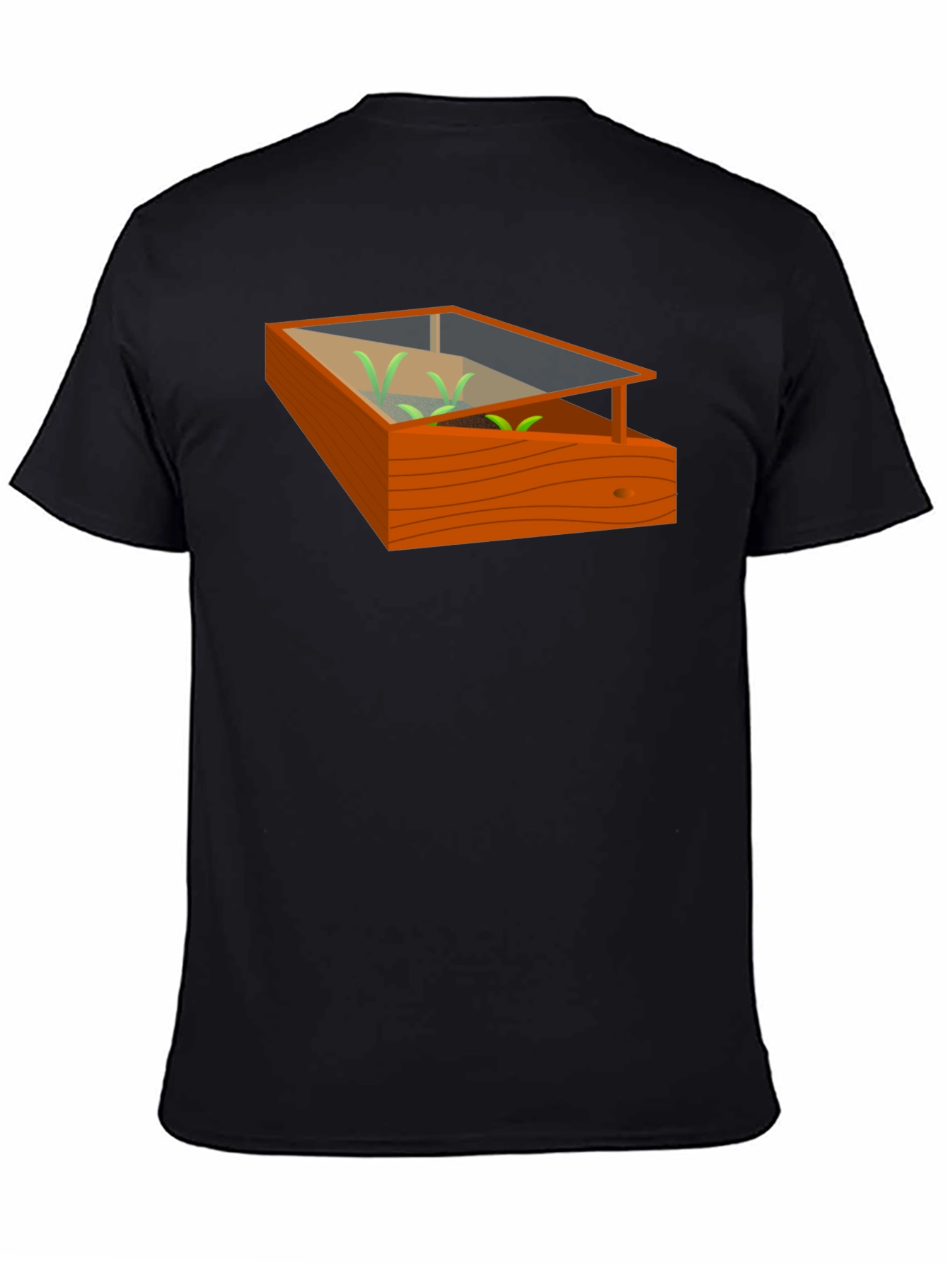 Gardening Theme T-Shirt - Cold Frame Design