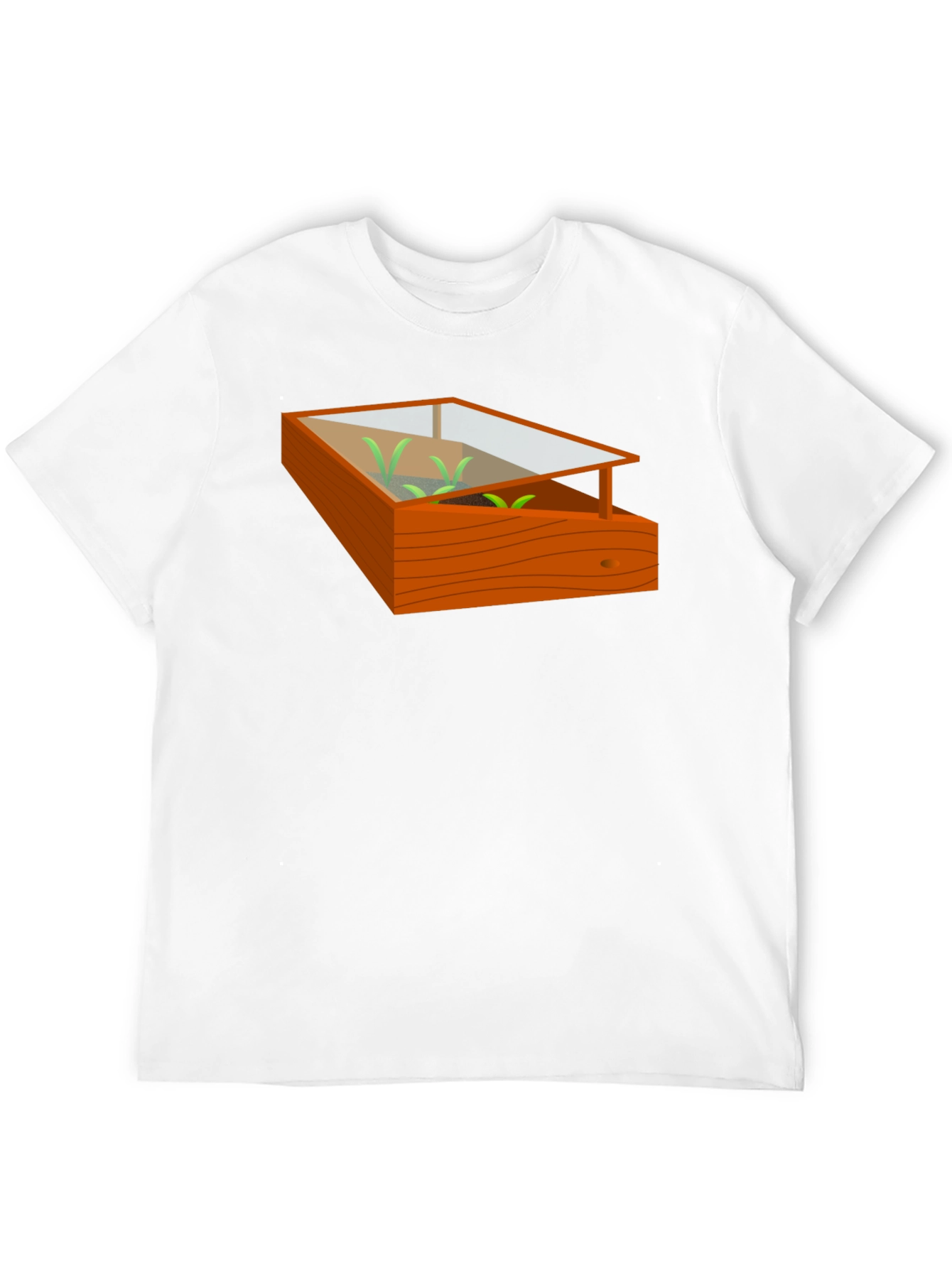 Gardening Theme T-Shirt - Cold Frame Design