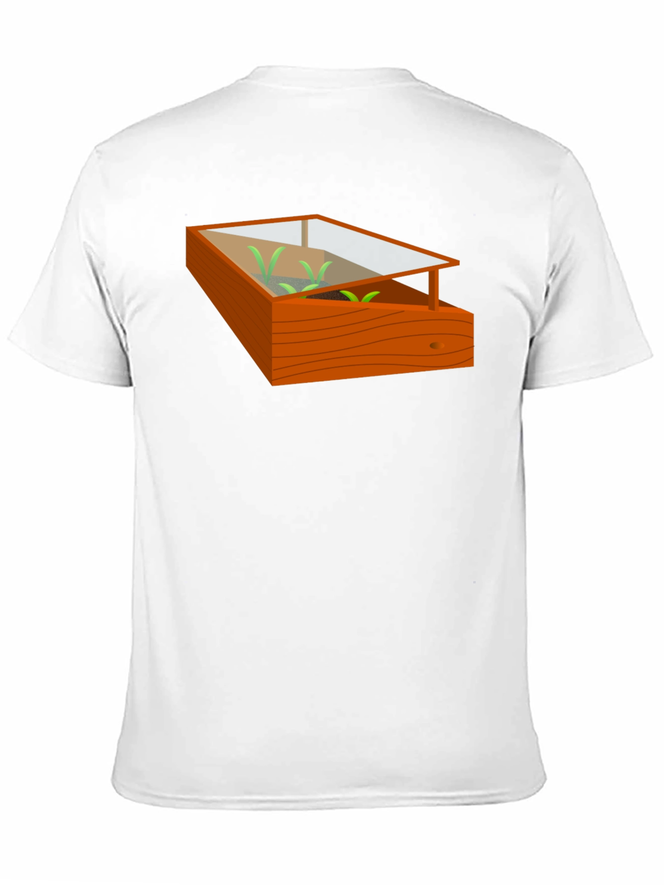 Gardening Theme T-Shirt - Cold Frame Design