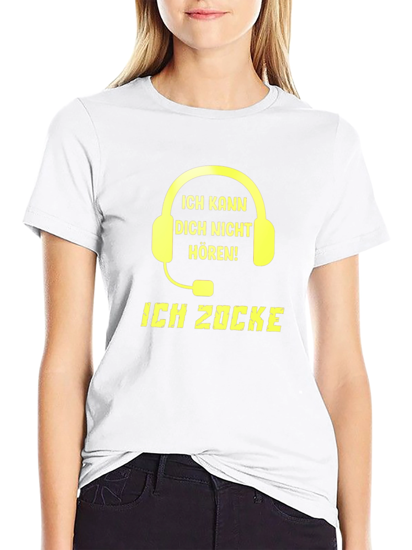 Ich Zocke - Gamer Headset Graphic T-Shirt