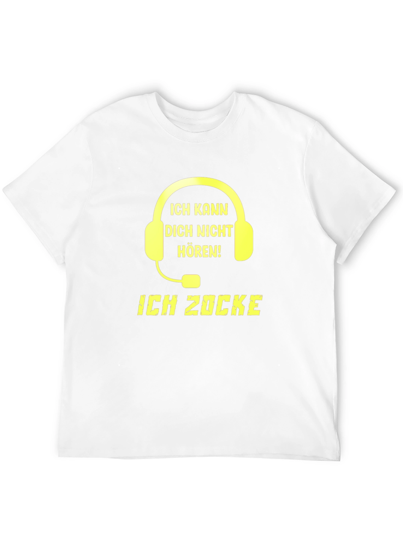 Ich Zocke - Gamer Headset Graphic T-Shirt