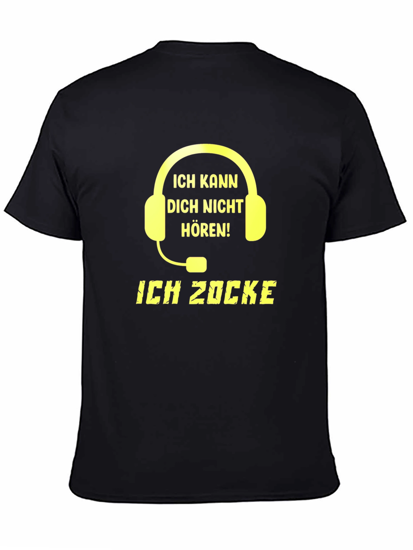Ich Zocke - Gamer Headset Graphic T-Shirt