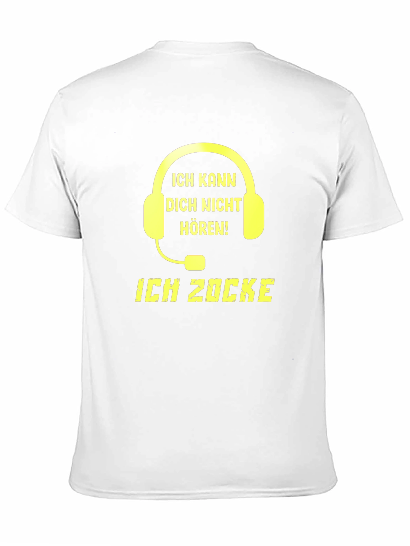 Ich Zocke - Gamer Headset Graphic T-Shirt
