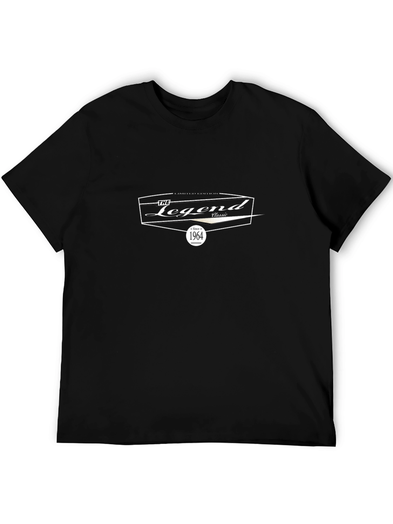 The Legend Classic 1964 Mens Black T-Shirt