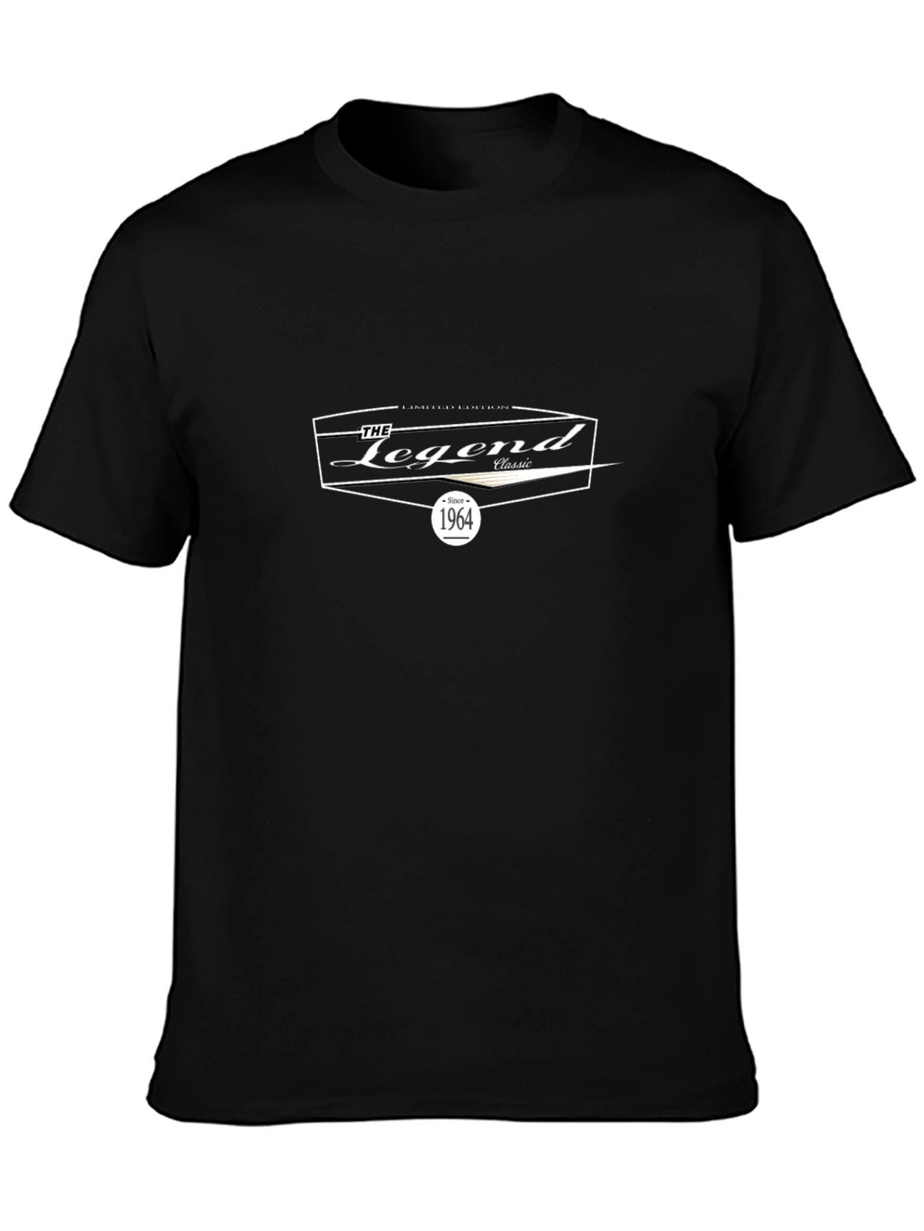 The Legend Classic 1964 Mens Black T-Shirt