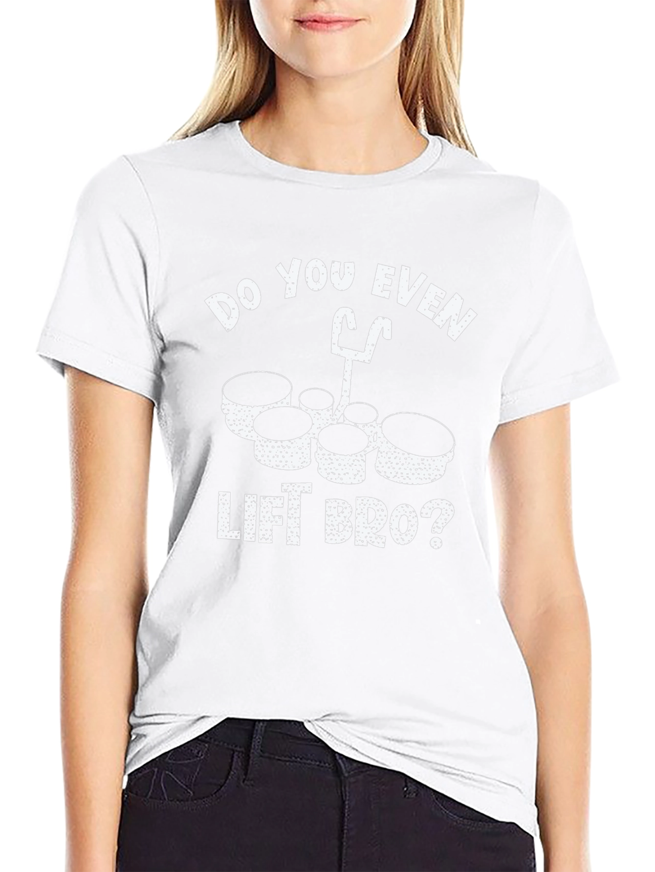 Do You Even Lift Bro? Drum Set T-Shirt