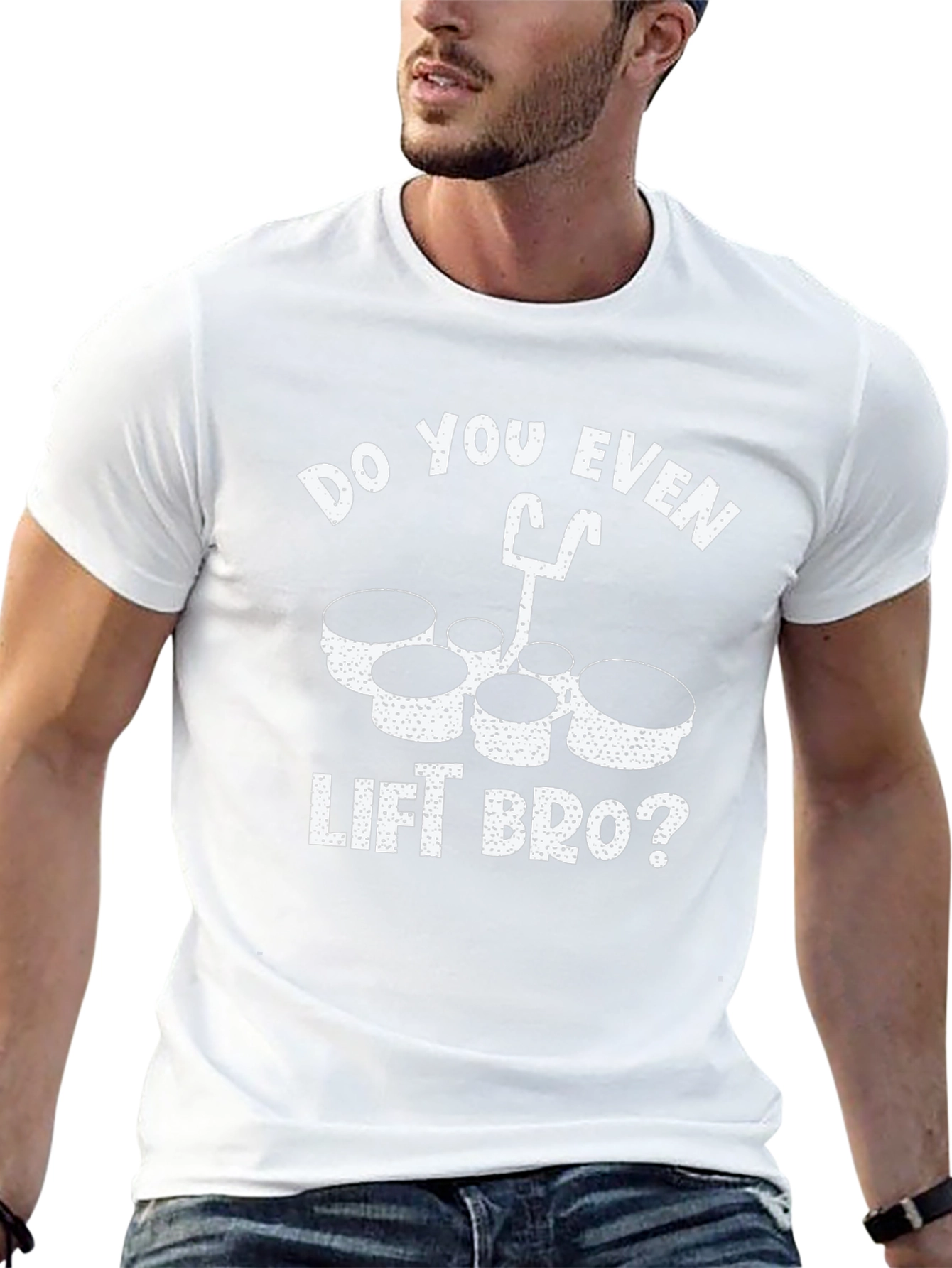 Do You Even Lift Bro? Drum Set T-Shirt