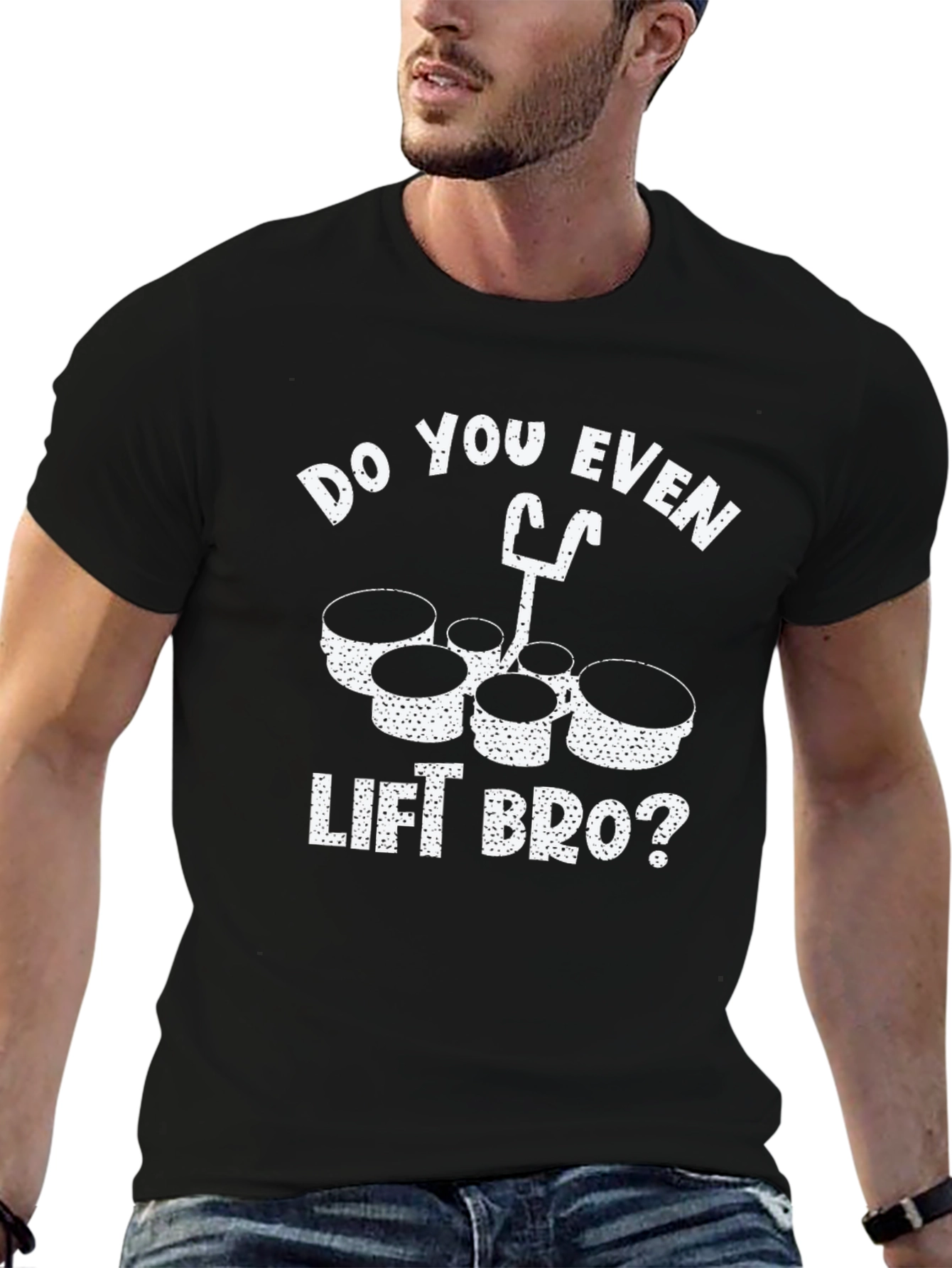 Do You Even Lift Bro? Drum Set T-Shirt