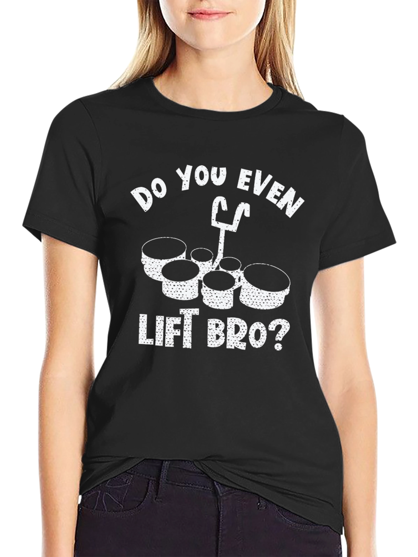 Do You Even Lift Bro? Drum Set T-Shirt