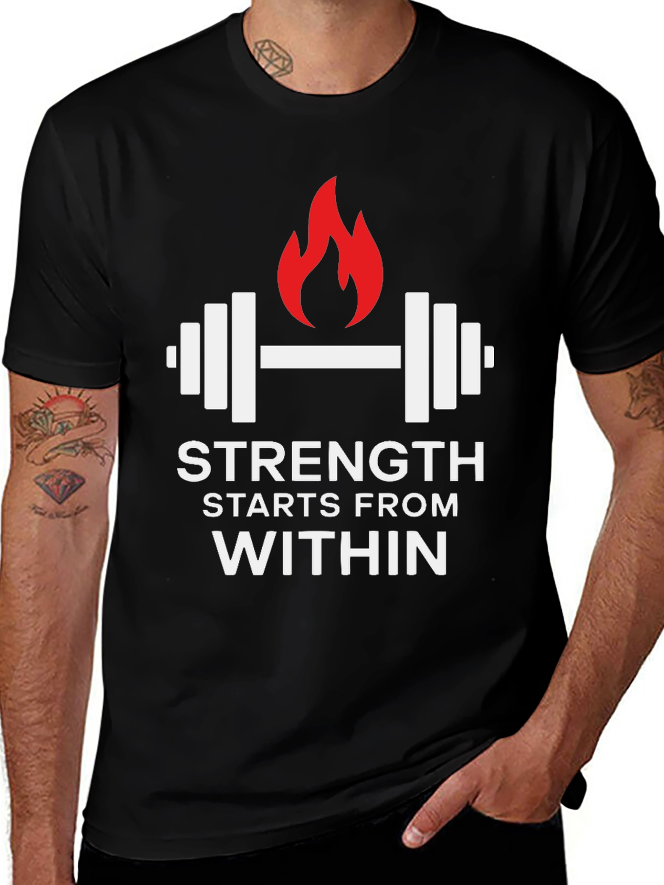 Strength Within Black T-Shirt